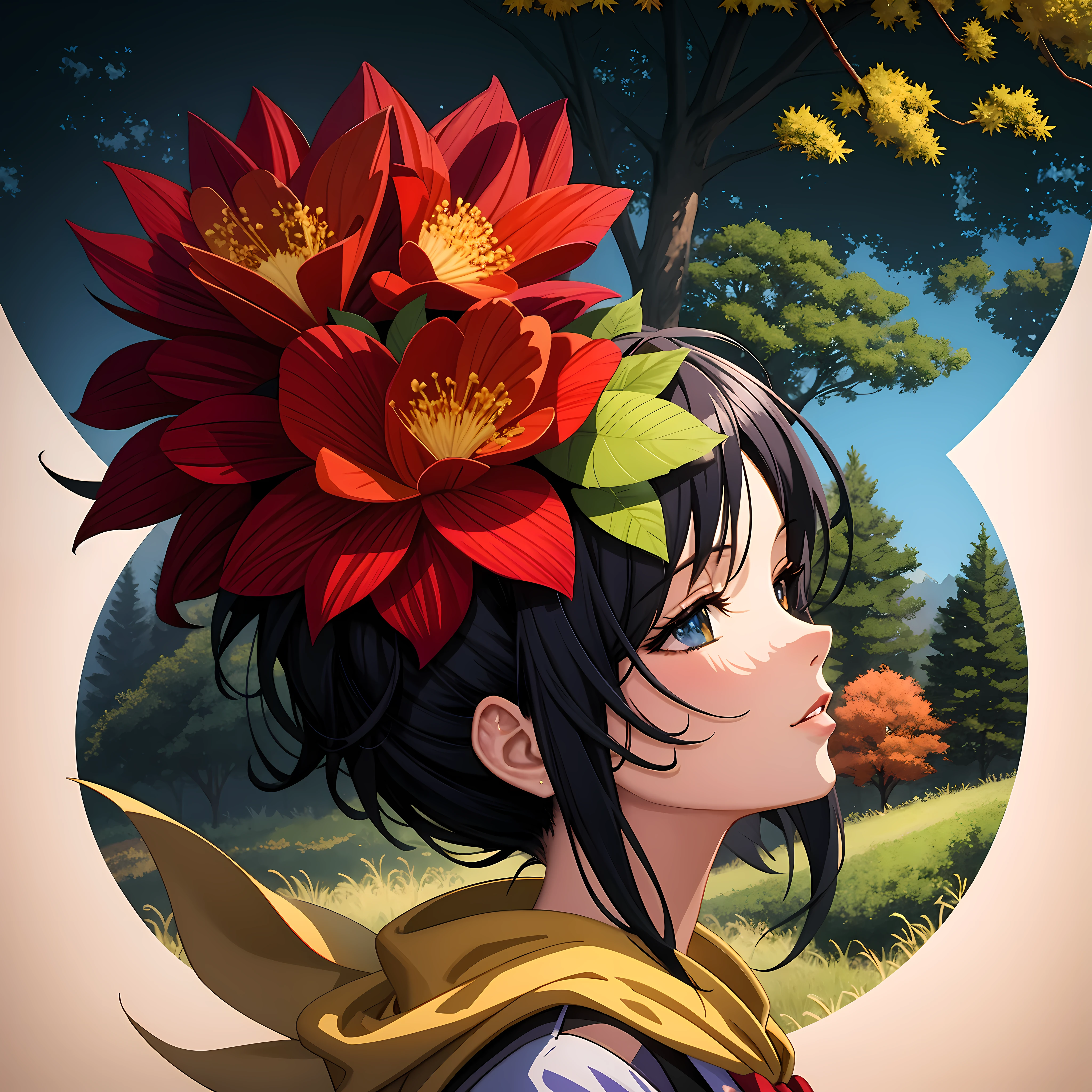 In an oval with a white background out side the oval, there is a woman with a flower crown on her head, anime art wallpaper 4 k, anime art wallpaper 4k, anime style 4 k, beautiful art uhd 4 k, beautiful digital art, gorgeous digital art, beautiful gorgeous digital art, beautiful digital artwork, very beautiful digital art, anime art wallpaper 8 k, anime wallpaper 4 k, anime wallpaper 4k, tshirt design, rzminjourney, vector-art
standing under a tree in the middle of a forest. a beautiful artwork illus tration, jen bartel, beautiful art uhd 4 k, sc enery artwork, scenery art detailed, autum n season, vector behance hd jesper ejsing, beautiful retro art, beautiful iphone wallpa per, highly detailed vector art, by Justin G erard, beautiful illustration, detailed paintin g 4 k
standing under a tree in the middle of a forest, poster art by Justin Ger ard, shutterstock contest winner, ecologic al art, a beautiful artwork illustration, jen b artel, beautiful art uhd 4 k, scenery artwor k, scenery art detailed, autumn season, ve ctor behance hd jesper ejsing, beautiful re tro art, beautiful iphone wallpaper