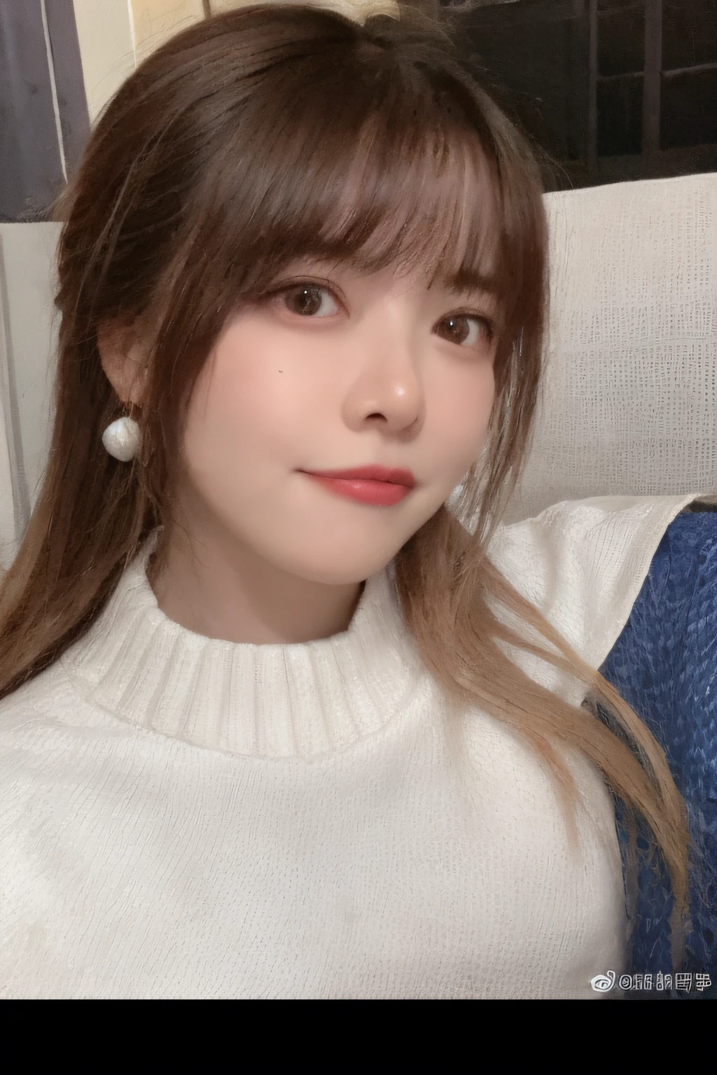There is a woman with long hair in a white dress, Larisa Manovar, Ulzzang, 8K Selfie, sakimichan, sun yunjoo, Jaeyoung Nam, Popular Korean makeup, Choi Hong-hwa, Kim Do-young, Profile photo, With bangs, Popular Korean makeup, Shin Jinyoung