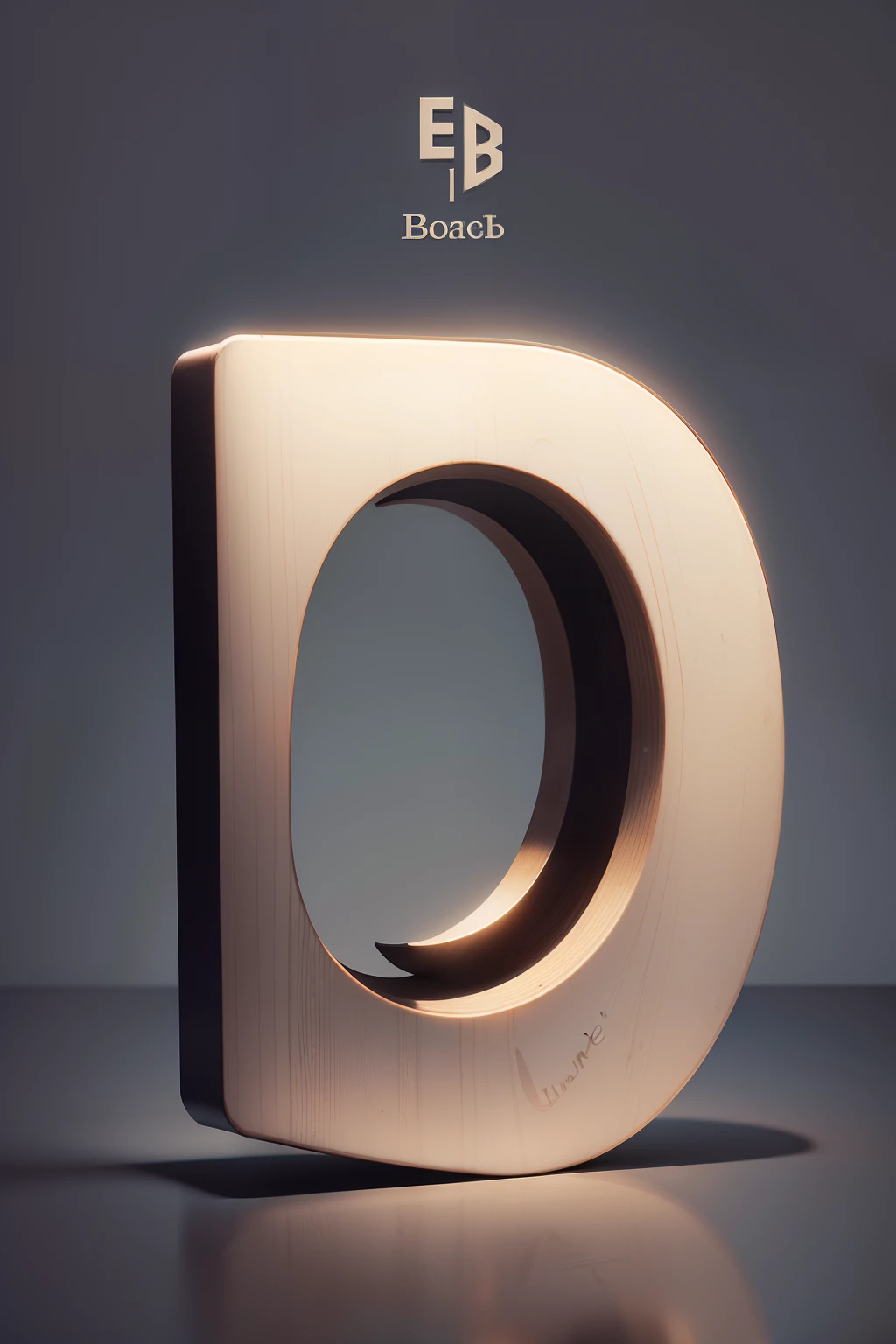 English letter B,Logo design