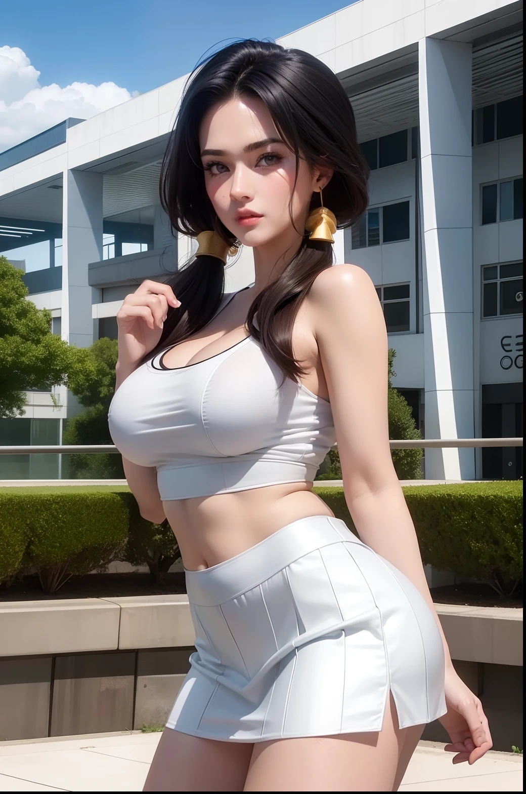 Videl gorgeous high sexy well attractive best quality and best effects best shadows best lighting 8k ultra HD super realistic