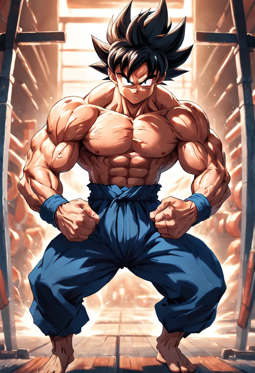 (Very large muscles:1.5),(Very big penis:1.5),armor,(Black tentacles cling to me),Young Boy,Ninja,Sexual,Primary school students,Excited,desire,erection,Bodybuilding,Sex,,Sweaty,Drooling,suffer,Captured by tentacles,Just a penis,Deep chest muscles and strong arms,Rockman turns into a Super Saiyan,Full body image,Your penis is as big as your arm,(Sweaty :1.1)