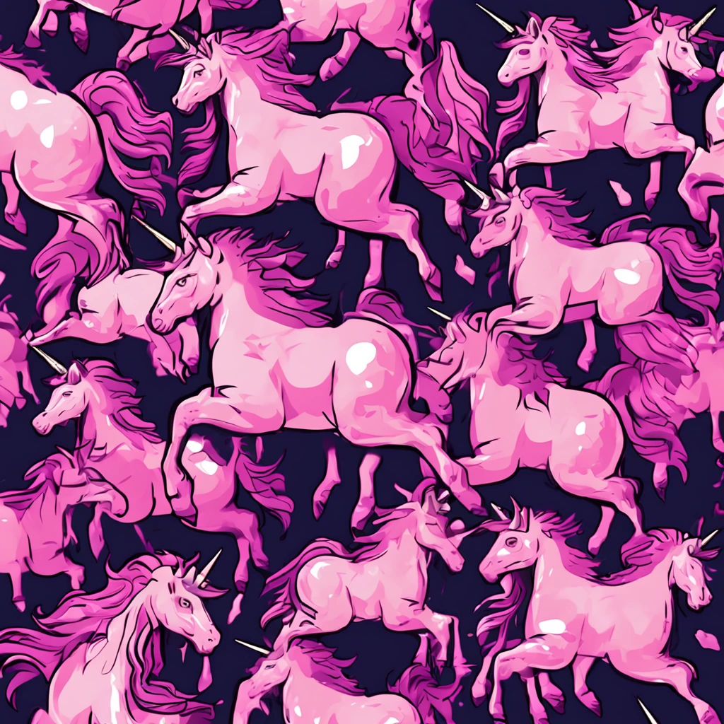 Pink unicorn gaming head logo png