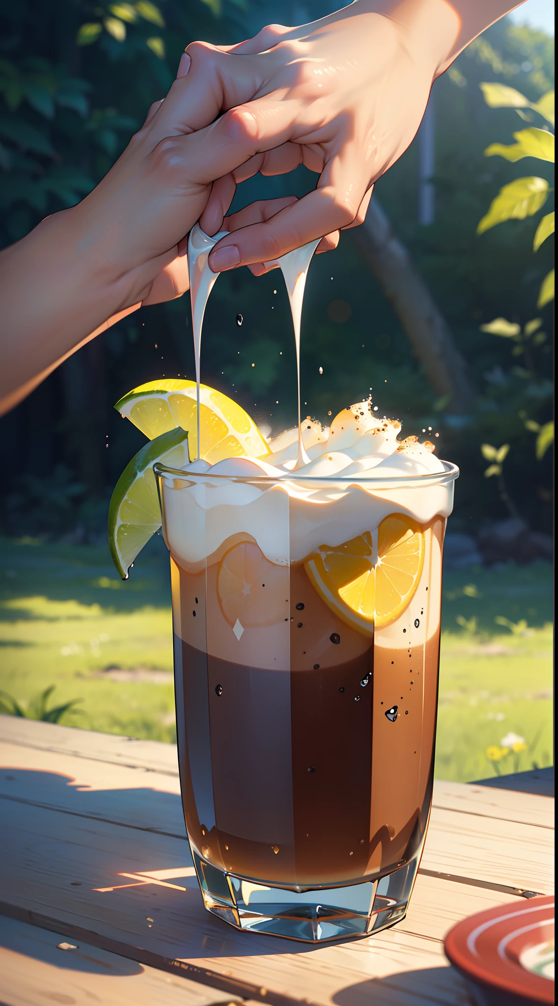 ((Realistic and crisp)), (Captured with Sony Alpha A7), (Invigorating cup of coffee), (Professional and detailed photography), (Perfectly lit and balanced), (Vibrant and true-to-life colors), (Impeccable high-resolution image), (Meticulous attention to detail), (Background beautifully blurred).