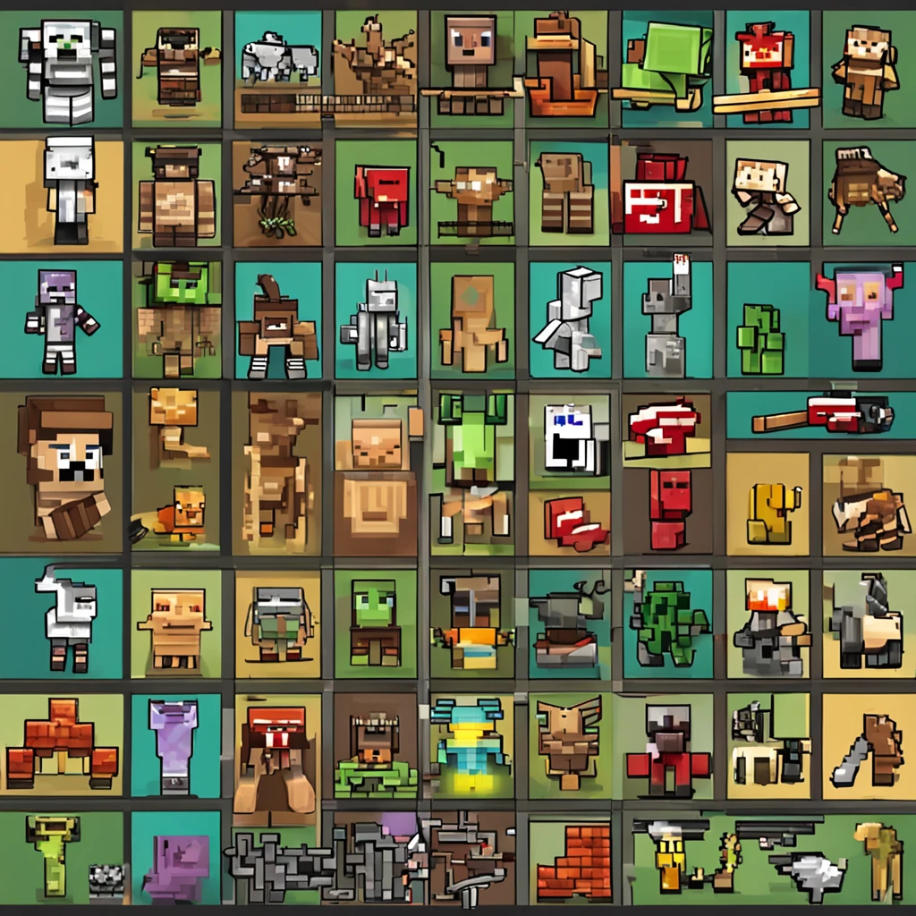 Minecraft Alex's toolbox,pictogram