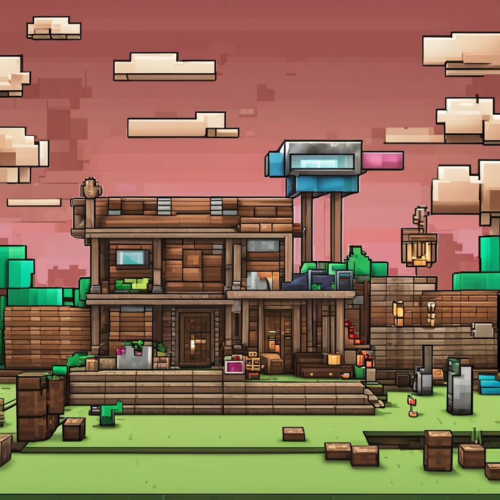 Minecraft Alex's toolbox,pictogram