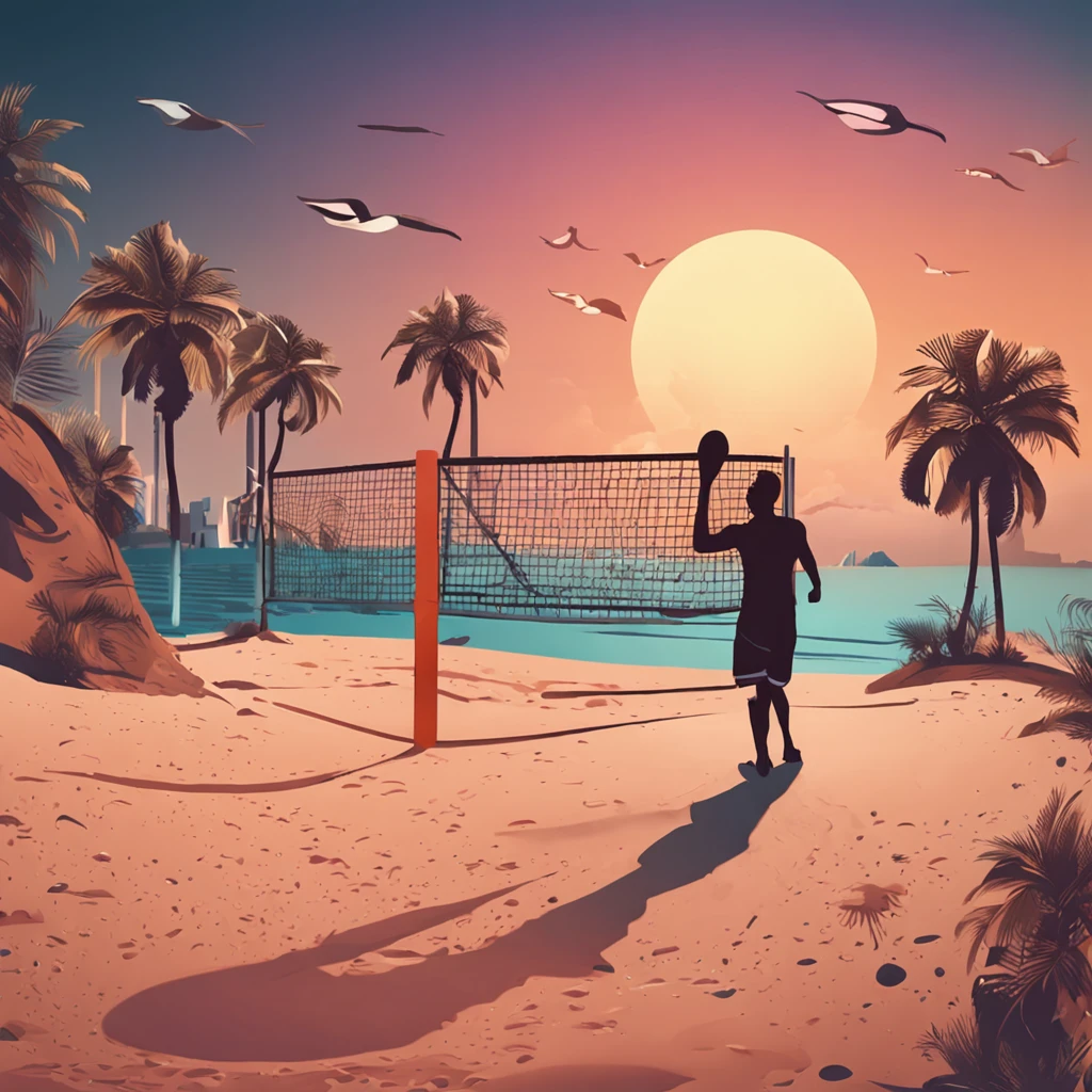Beach Tennis logo icon