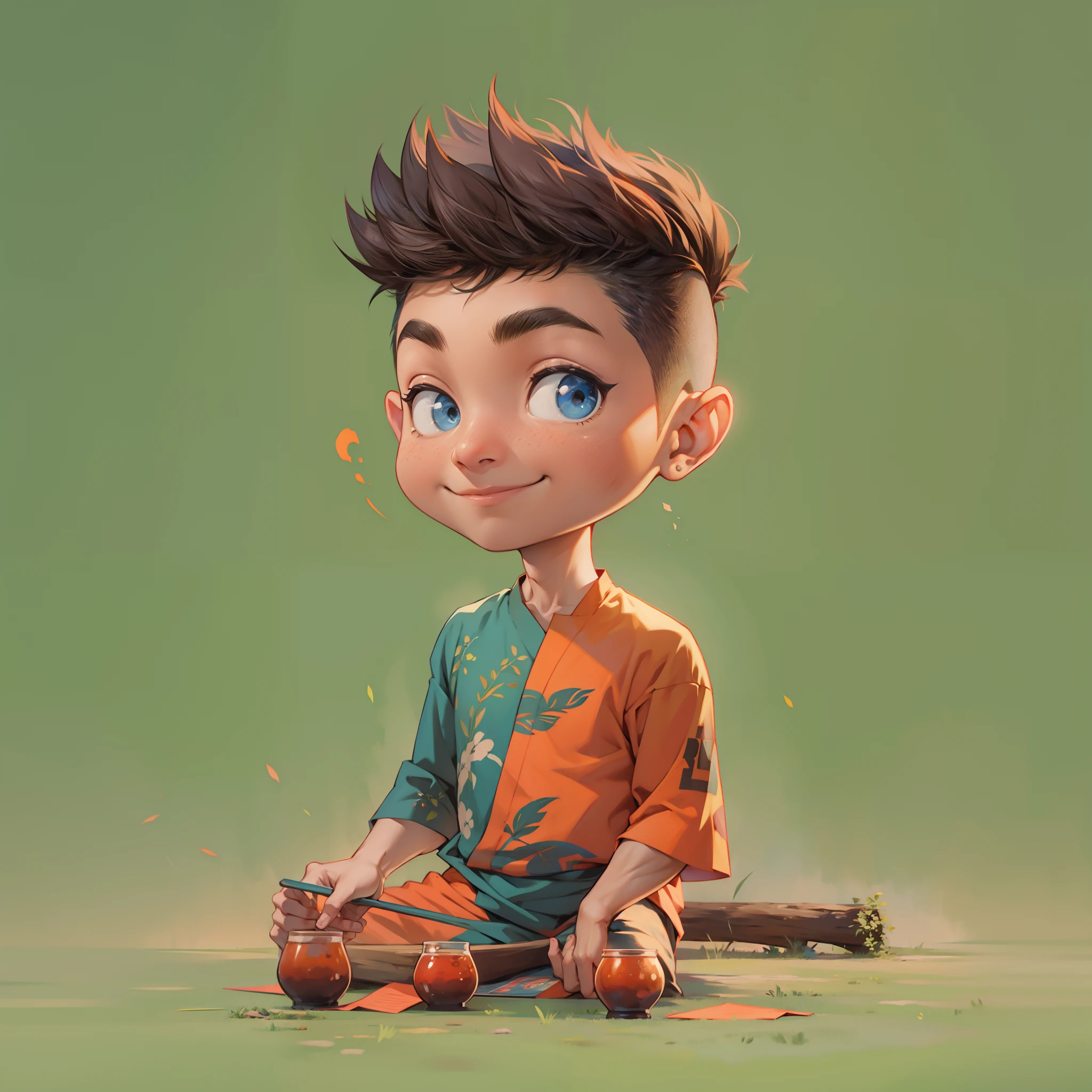 Humorous boy avatar