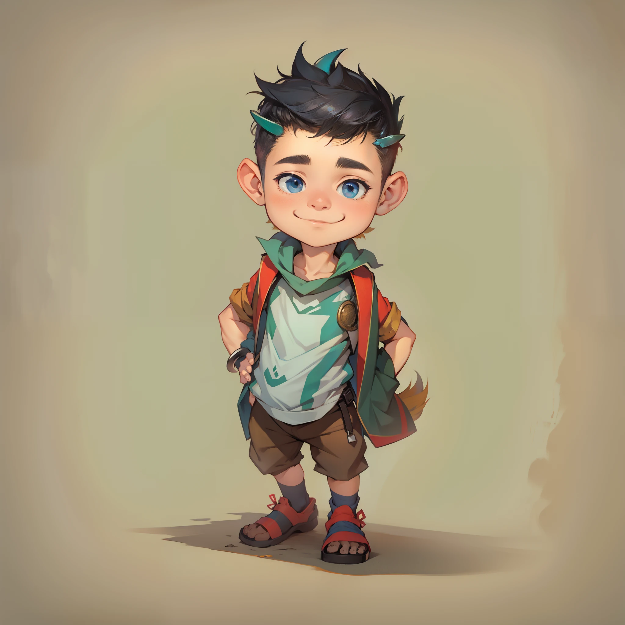 Humorous boy avatar