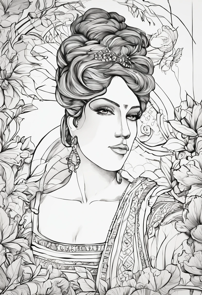 convert to line black and white line drawing