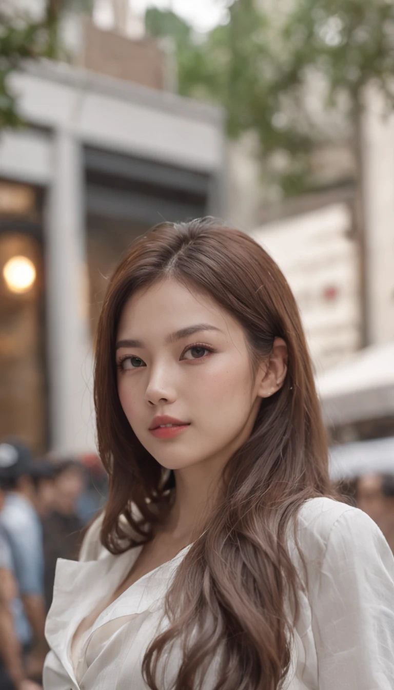 Real Photographics,Trendy girl,Street photography,Business career set,high-heels,of a real,full bodyesbian,depth of fields,high light,Real light,Ray traching,oc rendered,Hyper-realistic,best qualtiy,8K,Works of masters,super-fine,Detailed pubic hair,Correct anatomy,sharp focus on eyes,Bokeh,Facial features are carefully depicted