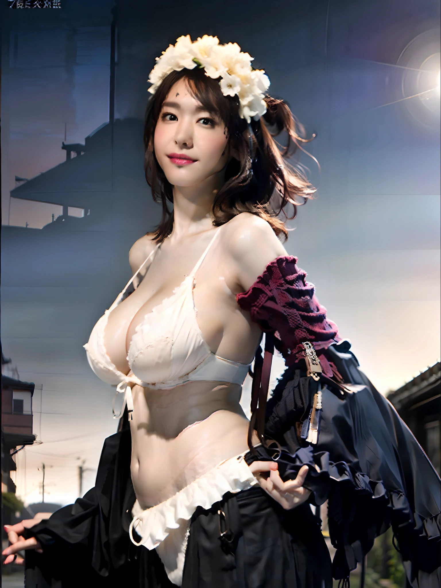 17 years old cute girl love to be naked. (((Huge breasts :1.2))), Slim abdomen, Perfect slim figure, Best quality, Masterpiece, Ultra High Definition, (Photorealistic:1.4), Raw photo, (Perfect body shape), (Slim:1.1), Dynamic pose, 1 girl, (Full figure:0.9), Solo,, Sagging breasts, Uniform, On the street, Deep shadows, Unobtrusive, Cold light 12000K, Beautiful detailed sky, detailed Tokyo street, ((without panties)), ((a white transparent extremely small micro bikini)), ((a white transparent open ?????? extreme micro strings taken off to the thighs)), ((?????? and chest are wet)), ((open ??????)), (exposed), (exposed breasts), (exposed ??????), (((bare ass))),