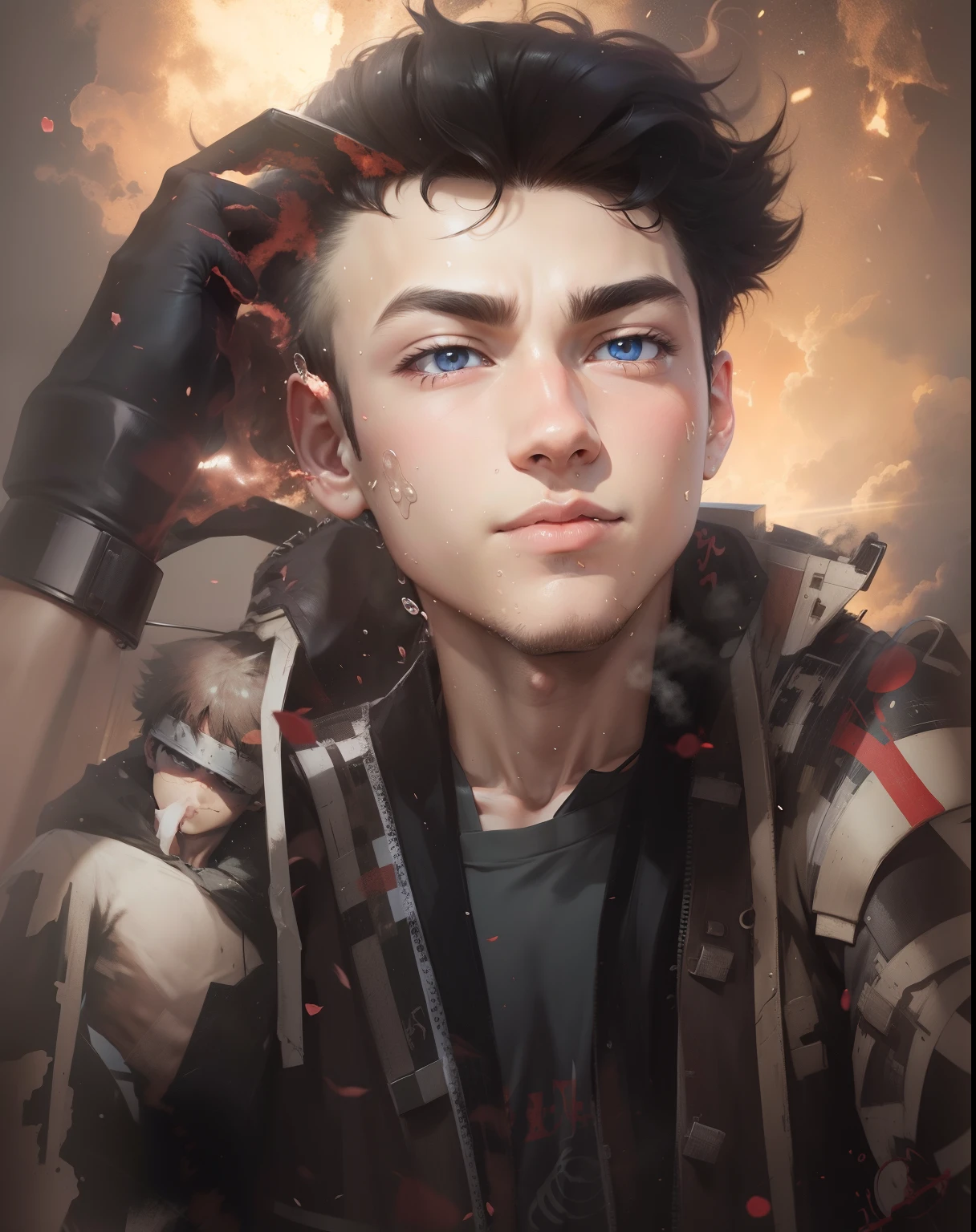 Anime face boy 8kultra resulation
