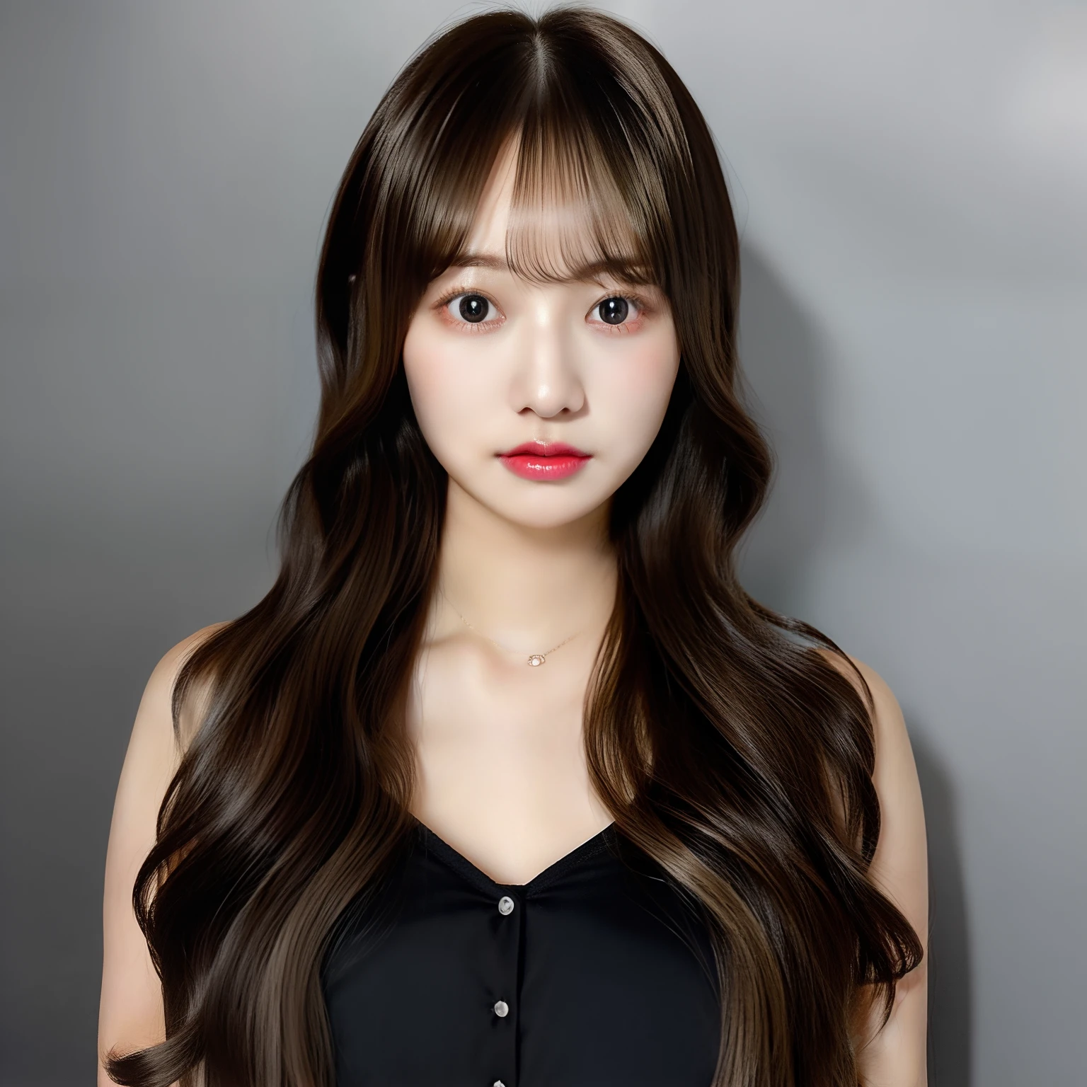 Woman in her 20s，kawaii，A dark-haired，Blonde Extension，top-quality，8K,。.3D