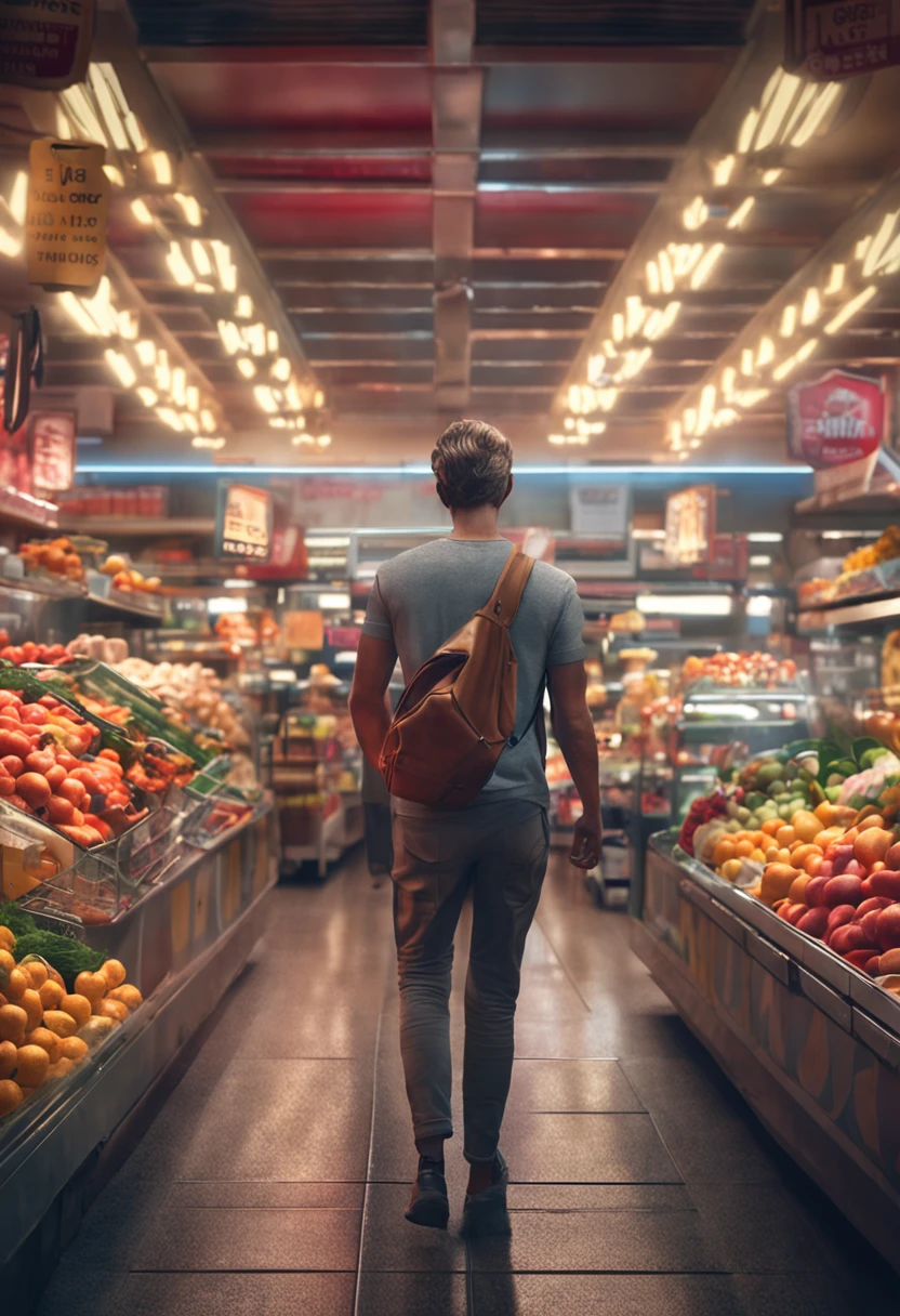 1girl, (at supermarket:1.2), ((white shirt:1.2)), RAW photo, (photorealistic:1.37, realistic), highly detailed CG unified 8K wallpapers, looking at viewer, (((straight from front))), (HQ skin:1.8, shiny skin), 8k uhd, dslr, soft lighting, high quality, film grain, Fujifilm XT3, ((upper body:1.6)), (professional lighting:1.6)