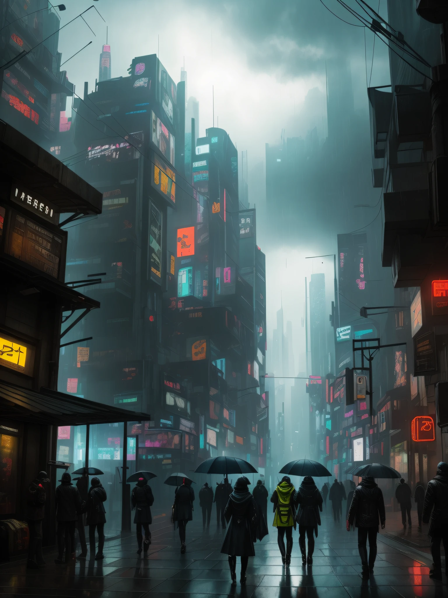 People Walking Down A City Street In The Rain With Umbrellas SeaArt AI people-walking-down-a-city-street-in-the-rain-with-umbrellas-seaart-ai