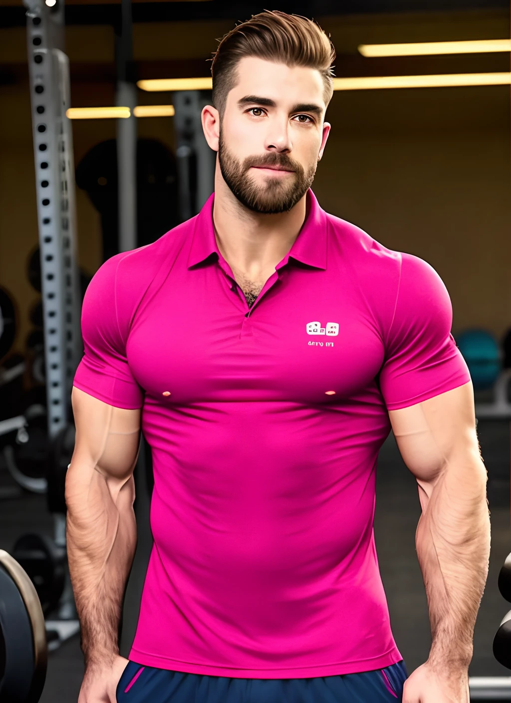 Asian man with very muscular gay sportswear and a big penis