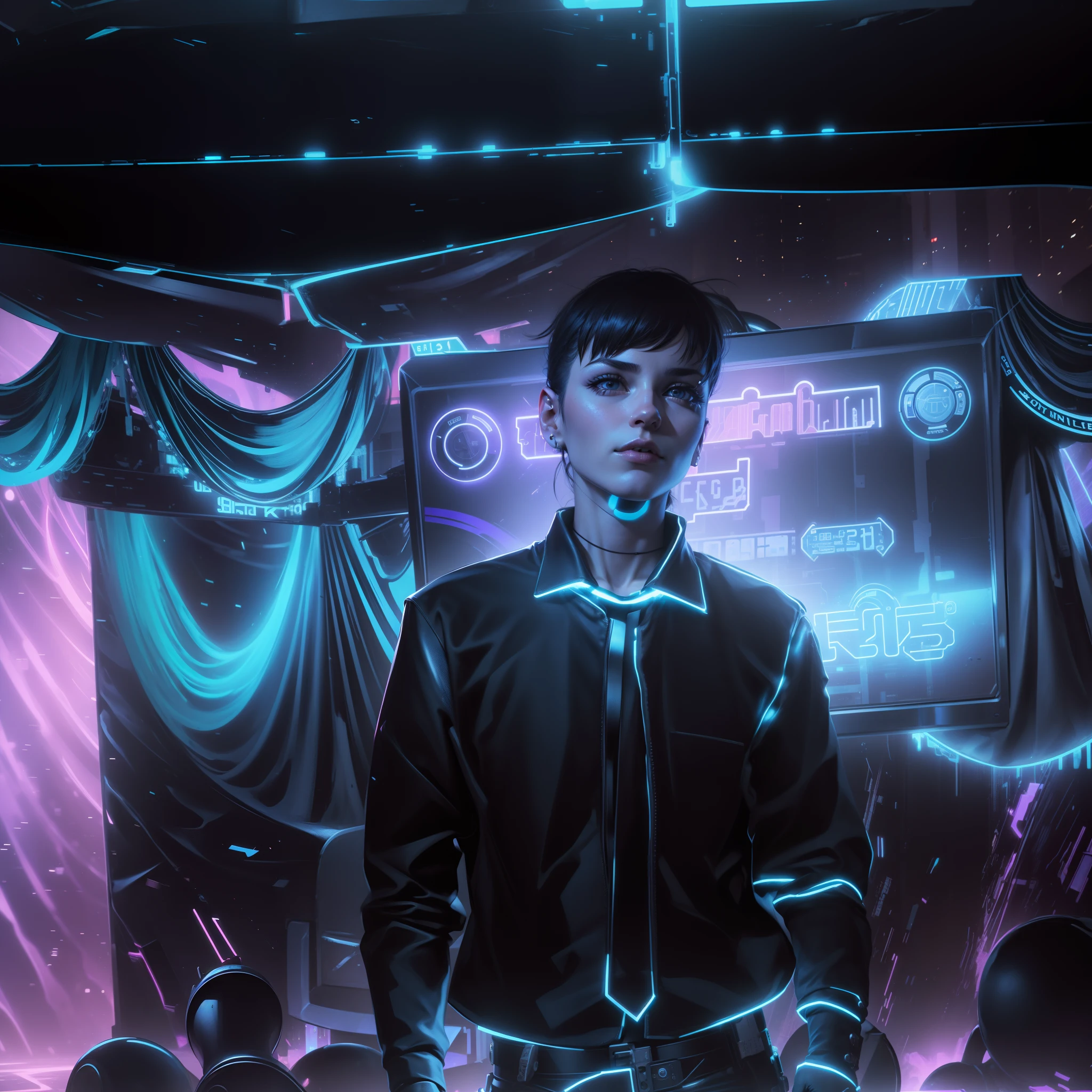 change real cyberpunk. 8k . Ultra. Hd. . Beautiful. Baground. Back.