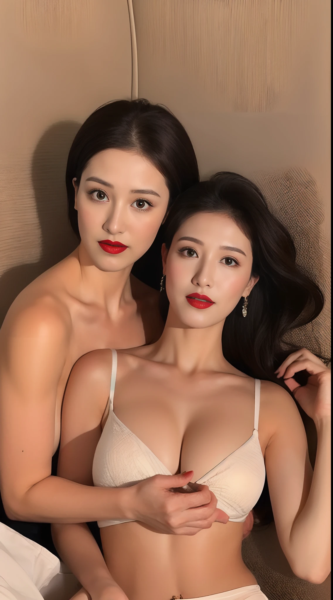 ((Realistic lighting, best qualtiy, 8K, tmasterpiece:1.3)),(Full body display)， sharp fokus:1.2,A 38-year-old female，Single display，Lie down in bed，Spread your limbs，Redlip，Ring earrings，Open it in the yukata，Open yukata，Medium figure-eight breasts，Attractive cleavage，Break open your underwear and pee，Wedge sandals，Black toenail polish