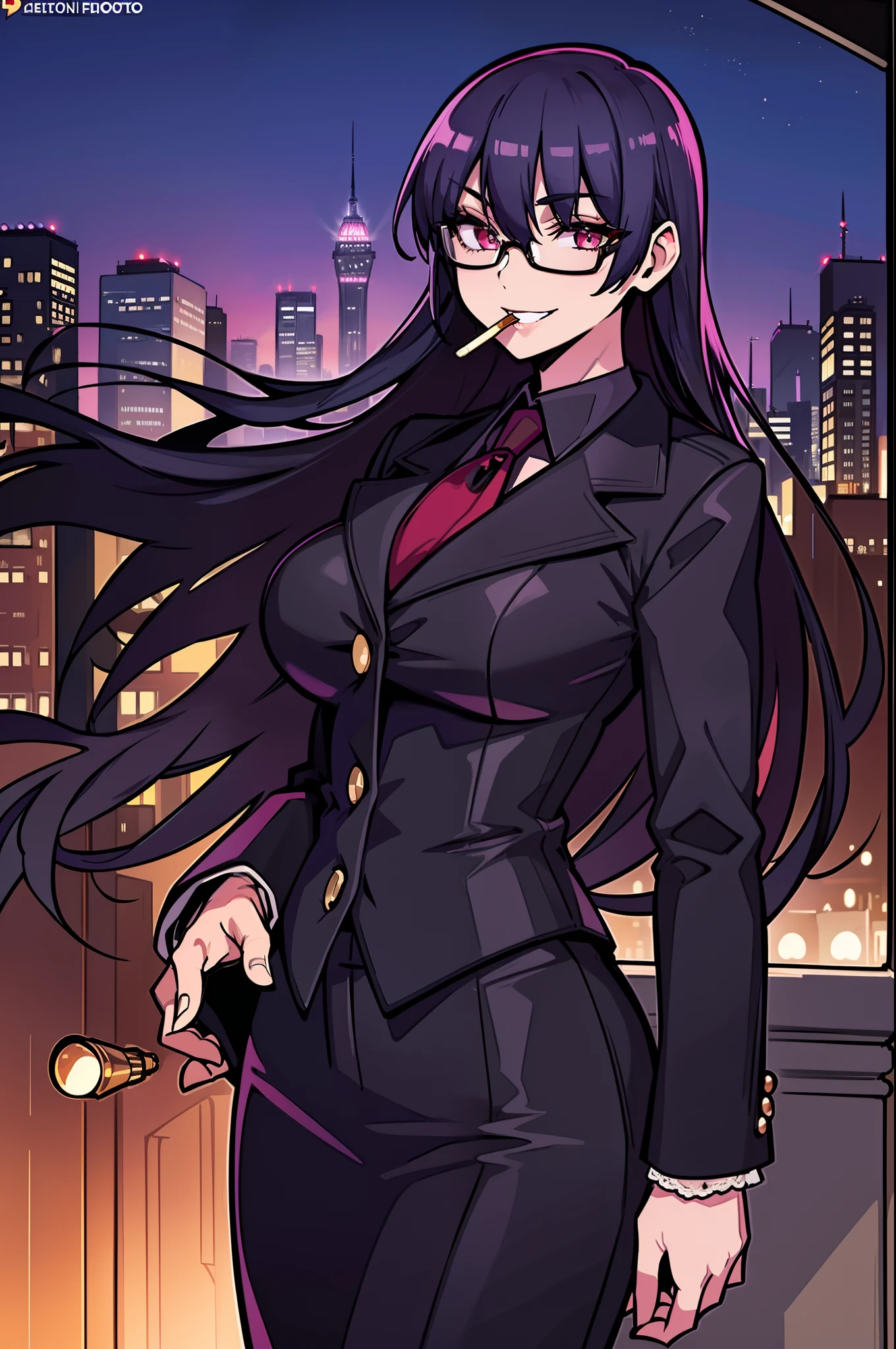 (bestquality), highlydetailed, (Mafia:1.5), (Lunette de soleil),(1 girl),(luxurycar), (beautifulwomen), (cityscape), (nighttime), (neonlights), (expensivewatch), (cigarsmoke), (sharpdressed), (confidentsmile)