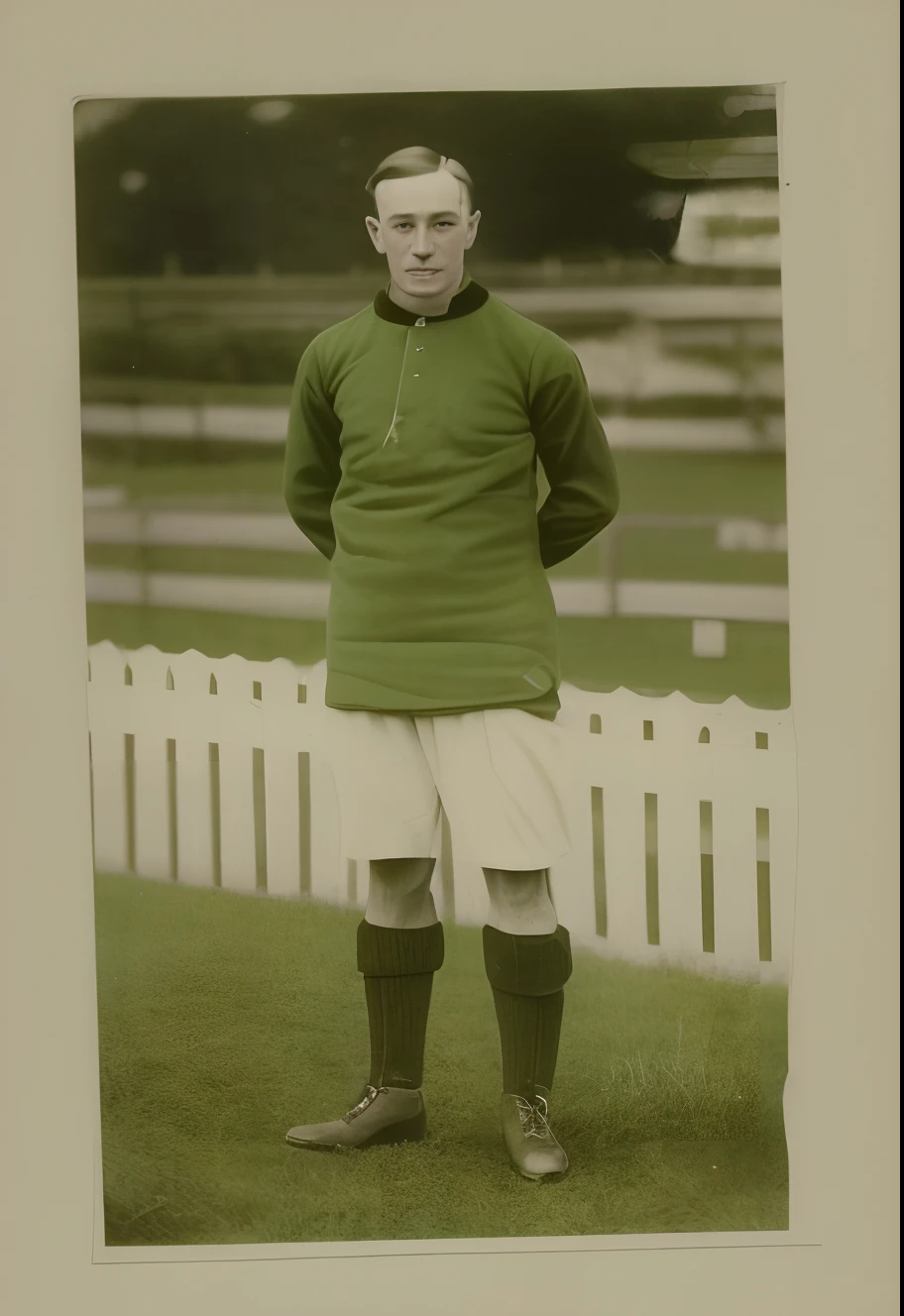 Arafed photo of a man in uniform standing in a field, Ted Naismith, taken in the early 1920s, John Longstaff, Rupert Everton, Harry Wingfield, taken in the early 1910s, 2 5 anos, Frank Stephenson, unknown location, taken in the early 1930s