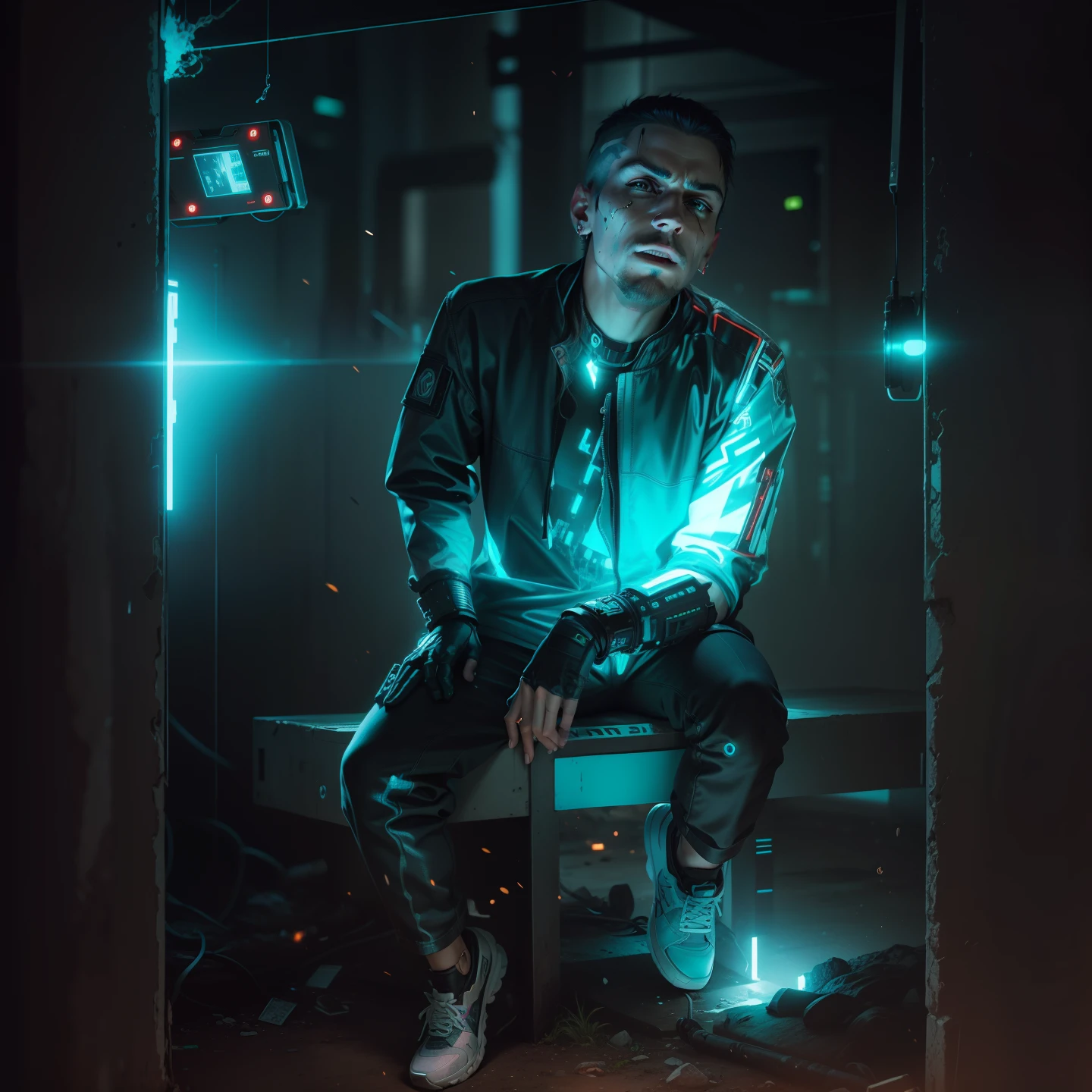 change real. Face .cyberpunk. 4k . Ultra. Hd. . Beautiful. Good look