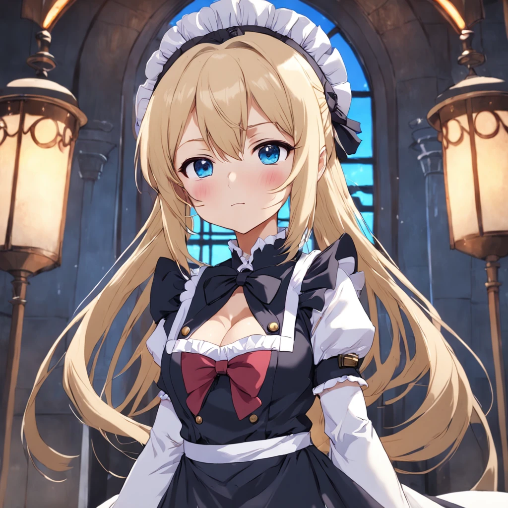 best quality,1girl,small breasts,((orgasm,blush,sweat,steam,empty eyes:1.3)), onna_Shinkan, long hair, hat, long sleeves, dress, white headwear, thighhighs, very long hair, thigh boots, wide sleeves, white thighhighs, hair between eyes,((lift skirt,upskirt,white panties,lace panties)),cave,cave,see through,pussy juice,((walking,arms behind back:1.1)),((collar on a leash))