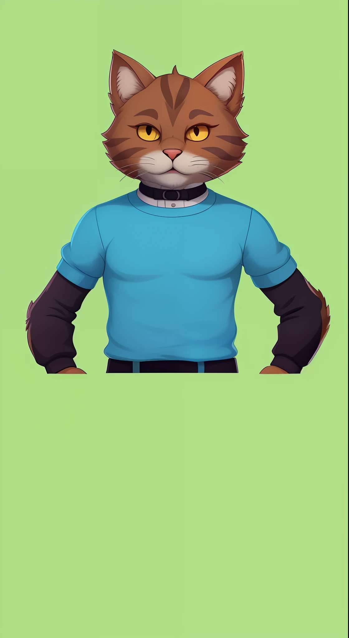 there is a cat with a hat on its head, Retrato de personagem peludo, generic furry style, personagem peludo, sem texto, retrato de corpo inteiro, retrato de personagem de corpo inteiro, Retrato de corpo inteiro do personagem, Retrato de personagem de corpo inteiro, sem linha, !!retrato de corpo inteiro!!, um gato antro, d & d estilo retrato de corpo inteiro, peludo do gato, fursona furry art commission