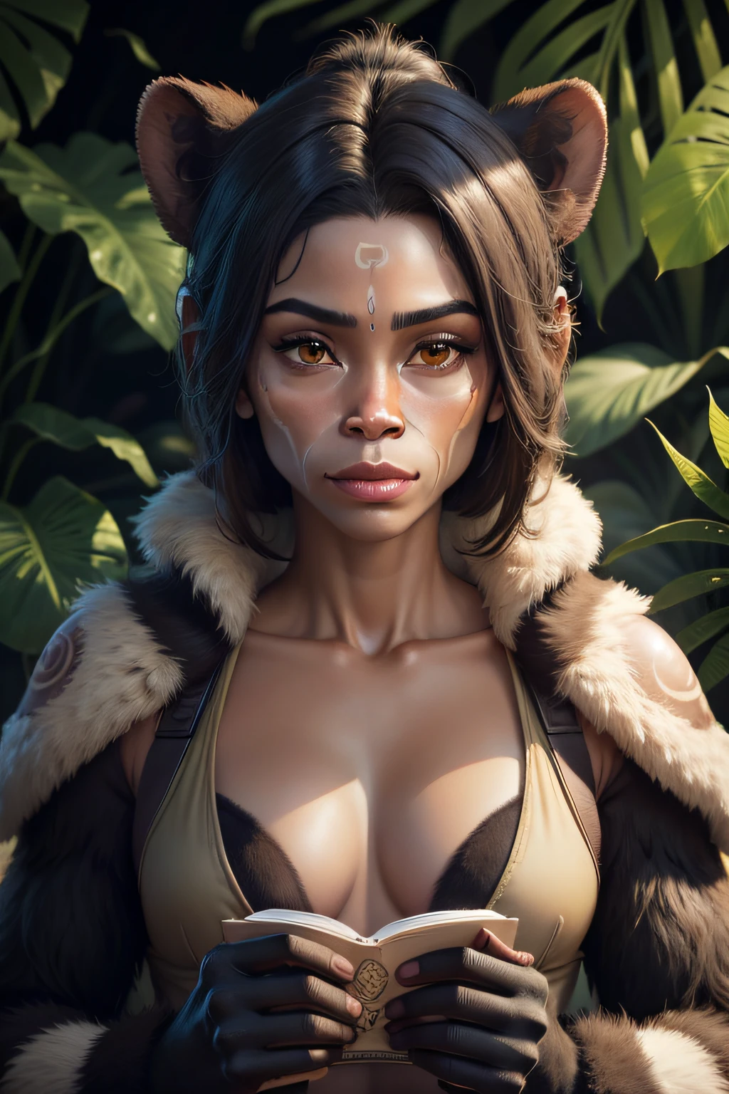 Generate a series of realistic digital monkey images in different art styles, each with unique skin texture. Explore texturas de pele de macacos, from dense coat to wrinkled skin. Also vary the color of the skin, de tons de marrom a cinza e preto, to create a diverse collection.