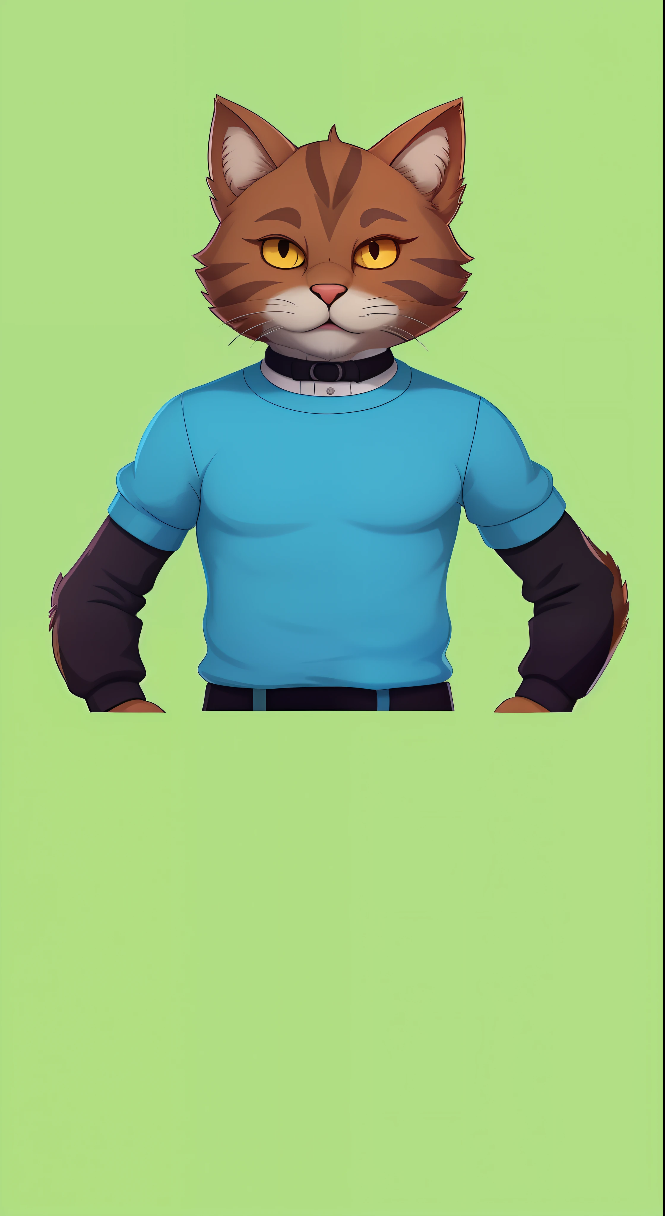 there is a cat with a hat on its head, Retrato de personagem peludo, generic furry style, personagem peludo, sem texto, retrato de corpo inteiro, retrato de personagem de corpo inteiro, Retrato de corpo inteiro do personagem, Retrato de personagem de corpo inteiro, sem linha, !!retrato de corpo inteiro!!, um gato antro, d & d estilo retrato de corpo inteiro, peludo do gato, fursona furry art commission