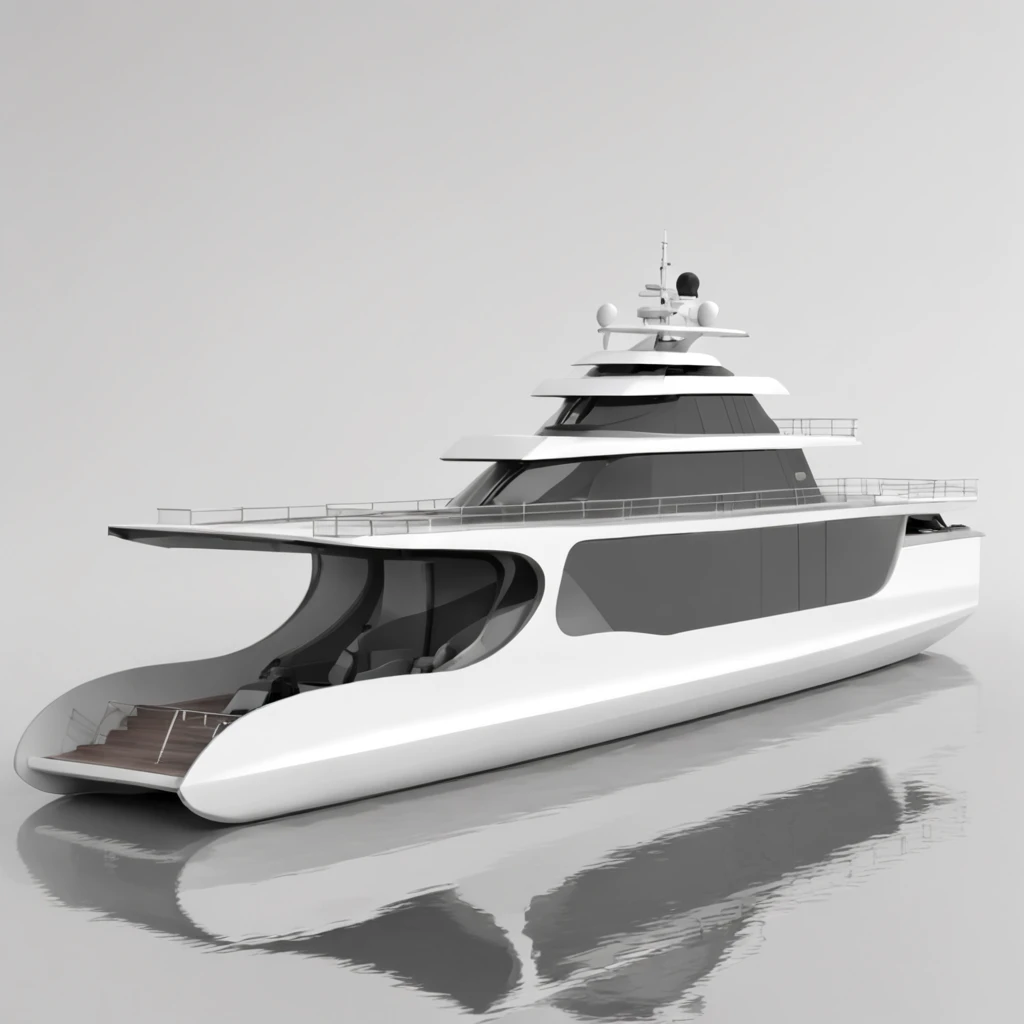 (Obra-prima)),(((melhor qualidade)),(folha de design de HOUSE BOAT FUTURISTICO , WITH Foil FOR HYDRODYNAMICS , mesmo BARCO, frente, lado, costas), 插圖, ARTE CONCEITUAL 1 BARCO, SKETCH, Drawn in pencil, PROTOTYPE DESIGN ( fundo branco: 1.3)