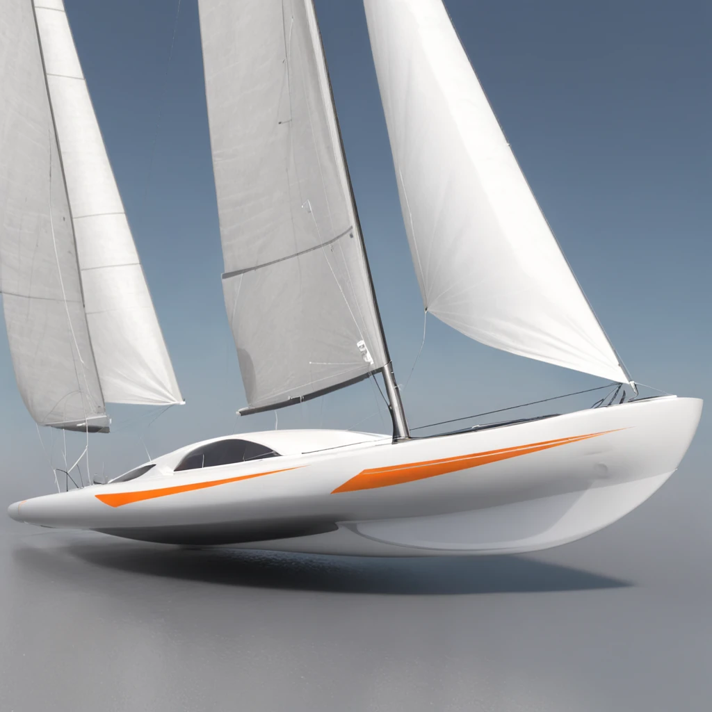 ((Obra-prima)),(((melhor qualidade)),(folha de design de RACING SAIL FUTURISTICO , WITH Foil FOR HYDRODYNAMICS , mesmo BARCO, frente, lado, costas), 插圖, ARTE CONCEITUAL 1 BARCO, SKETCH, Drawn in pencil, PROTOTYPE DESIGN ( fundo branco: 1.3)