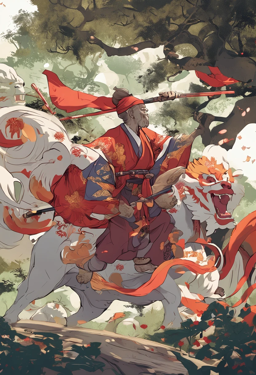 Fight over Buddha, Sun Wukong,Journey,Dingdall effect,Hanfu,monkeys