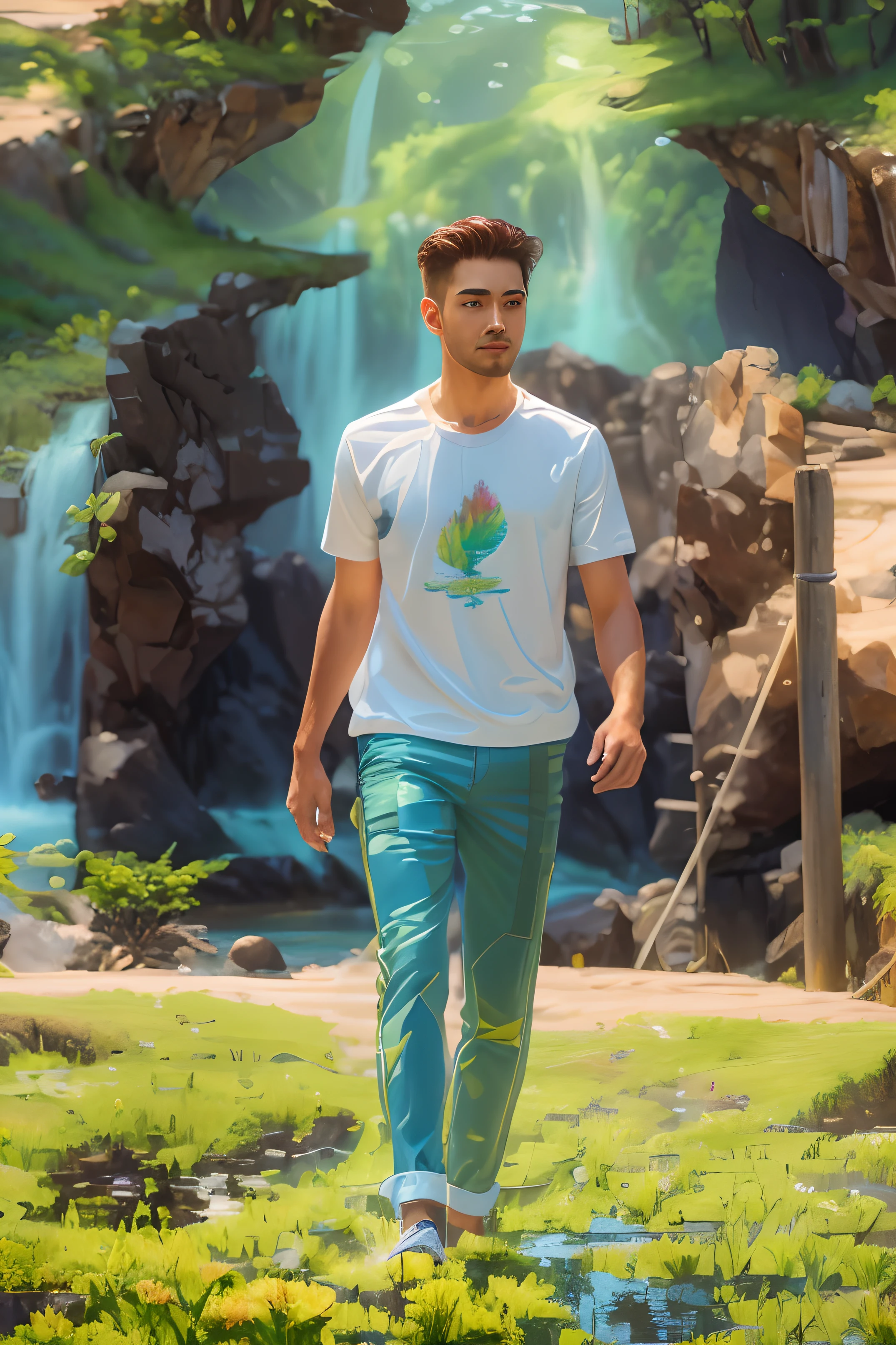landscape, water, (extremely detailed CG unity 8k wallpaper), most beautiful artwork in the world, professional majestic oil painting, intricate, High Detail, Sharp focus, dramatic, photorealistic painting art