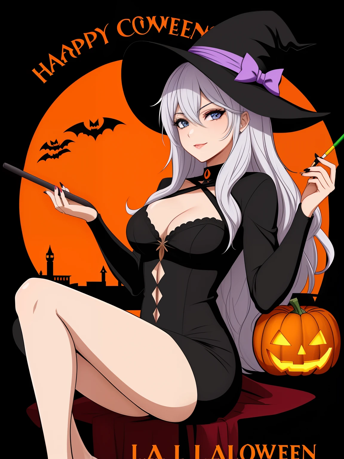 A set of Halloween-themed featuring a witch, Pumpkin, aranha, e outros itens, folha de flash, flash, spontaneous linework, linha desenho de linha, linha escura, Trabalhos de linha, linha plana, linha de trabalho detalhada, sketches, linha pesada, contornos pretos, arte da linha de tinta preta, linha limpa,