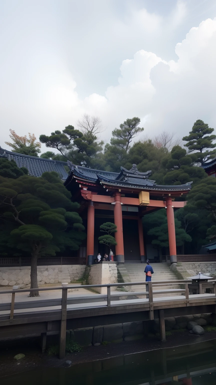Image of ancient Japan, foto antiga, Japan, luz do sol, antiquity of Japan, gueixas, casais andando de yukatas, pessoas andando, luzes douradas
