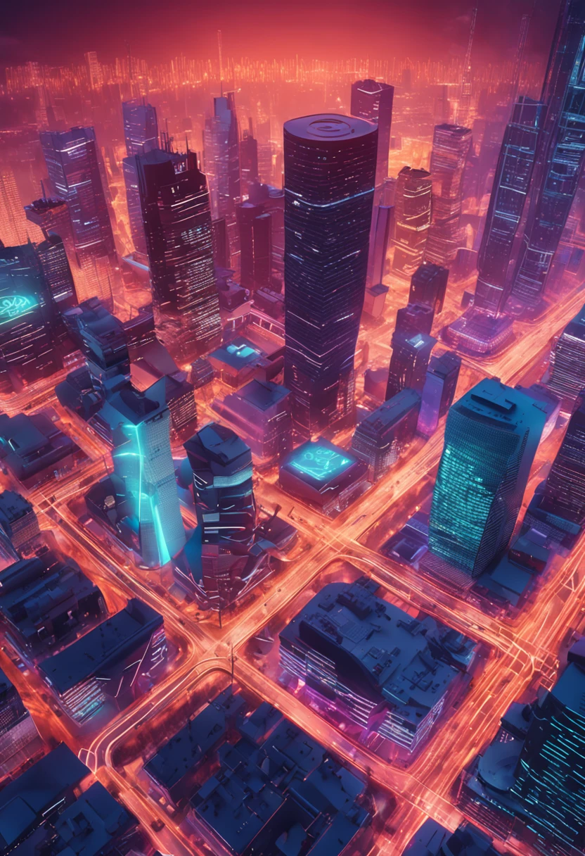 Generate a captivating visual collage for the video intro. Include stylized trading charts and a mix of currency symbols, gently floating around. Overlay these elements on a background resembling a high-tech trading floor or a city skyline at night.
