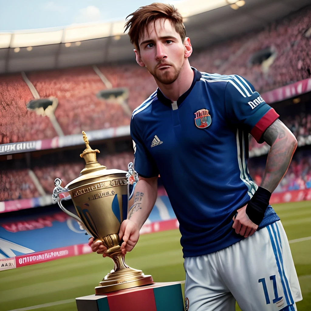 Photo style Messi takes the Hercules Cup