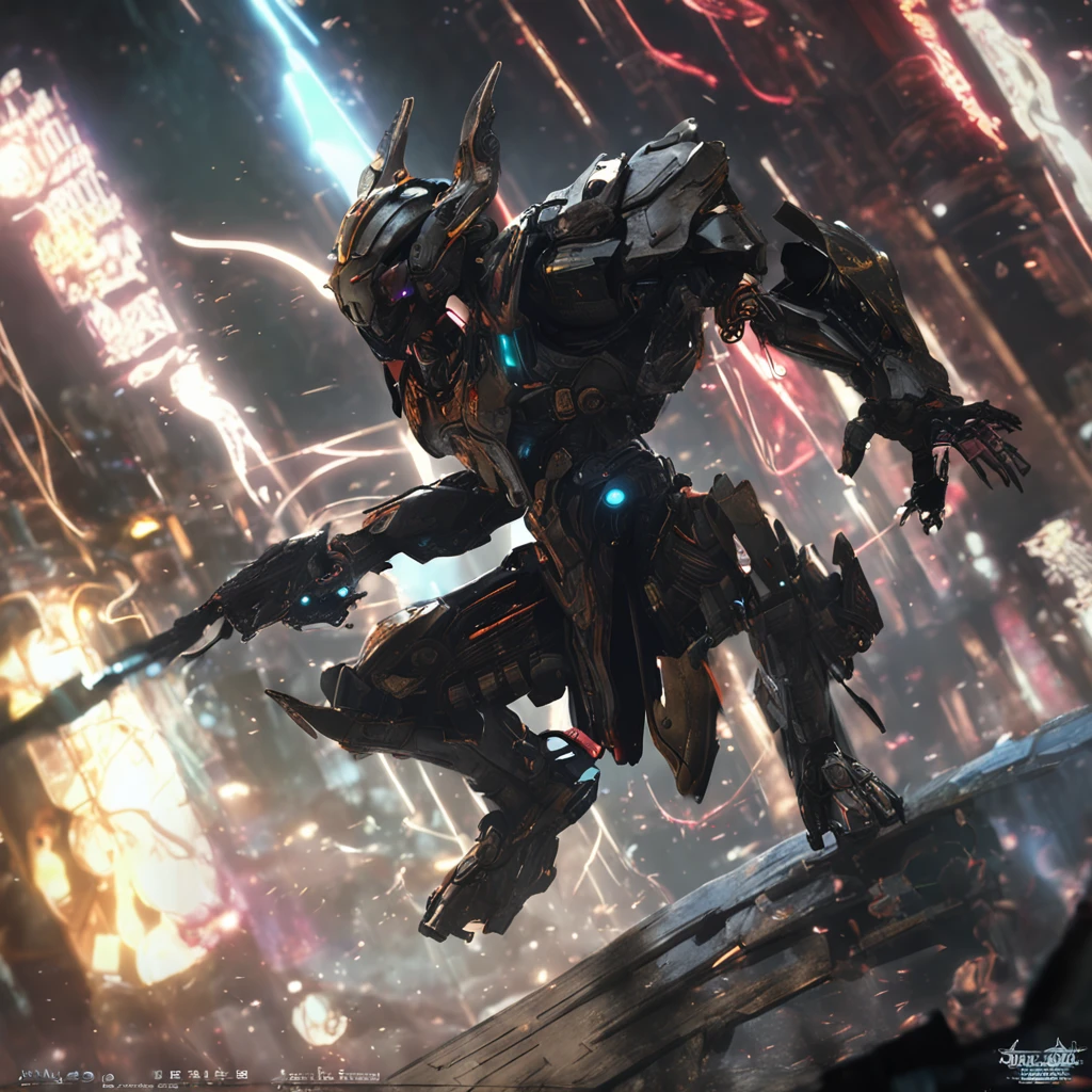 Best quality, Masterpiece, 超高分辨率, (photograph realistic:1.4), Dream-like,fusionart, Shadowdancer, shadow magic, darkness control, stealth, shadowstep, umbral spells, hidden blade,cyber punk perssonage,mechs