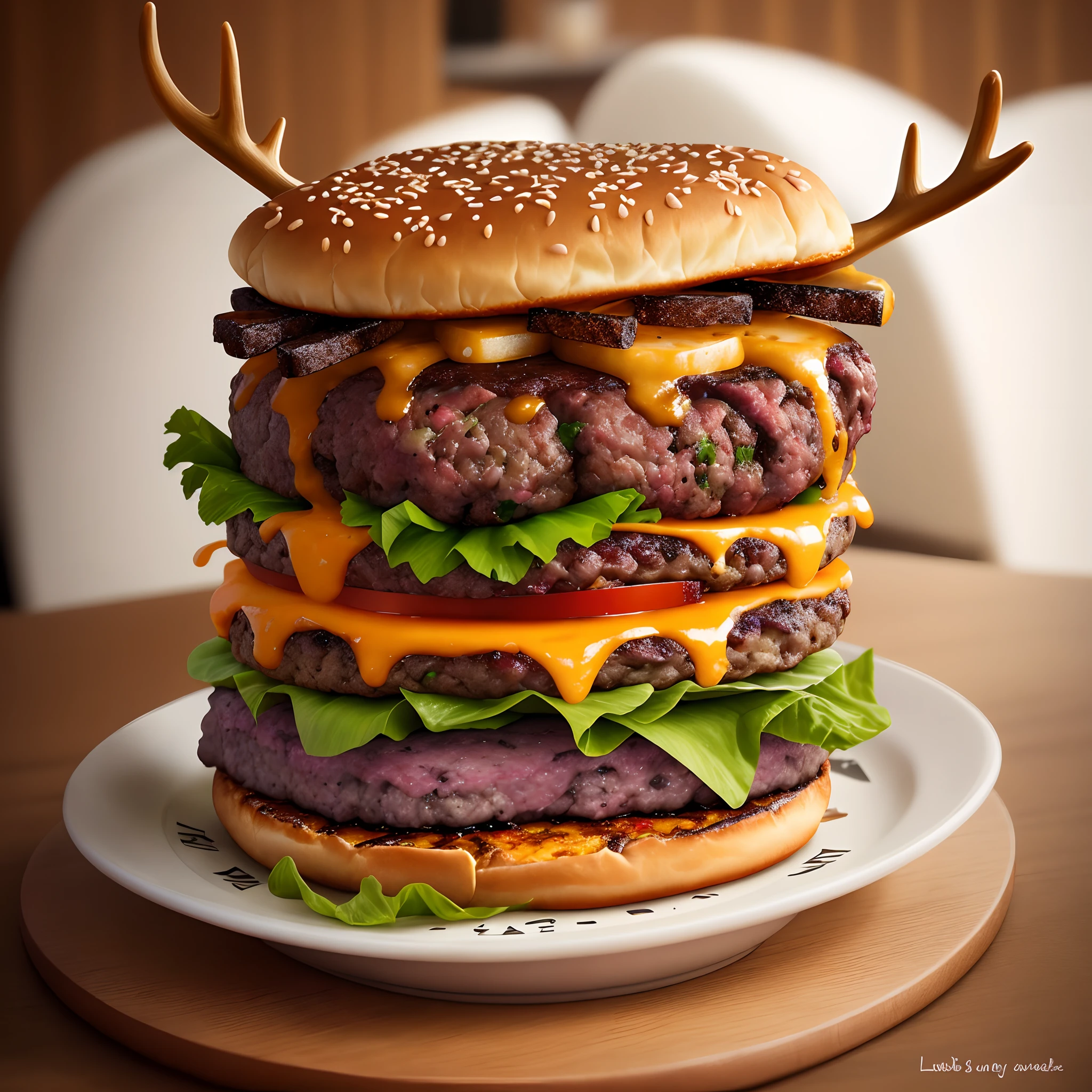 Antlers Burger Restaurant Luke's Burger WordArt
