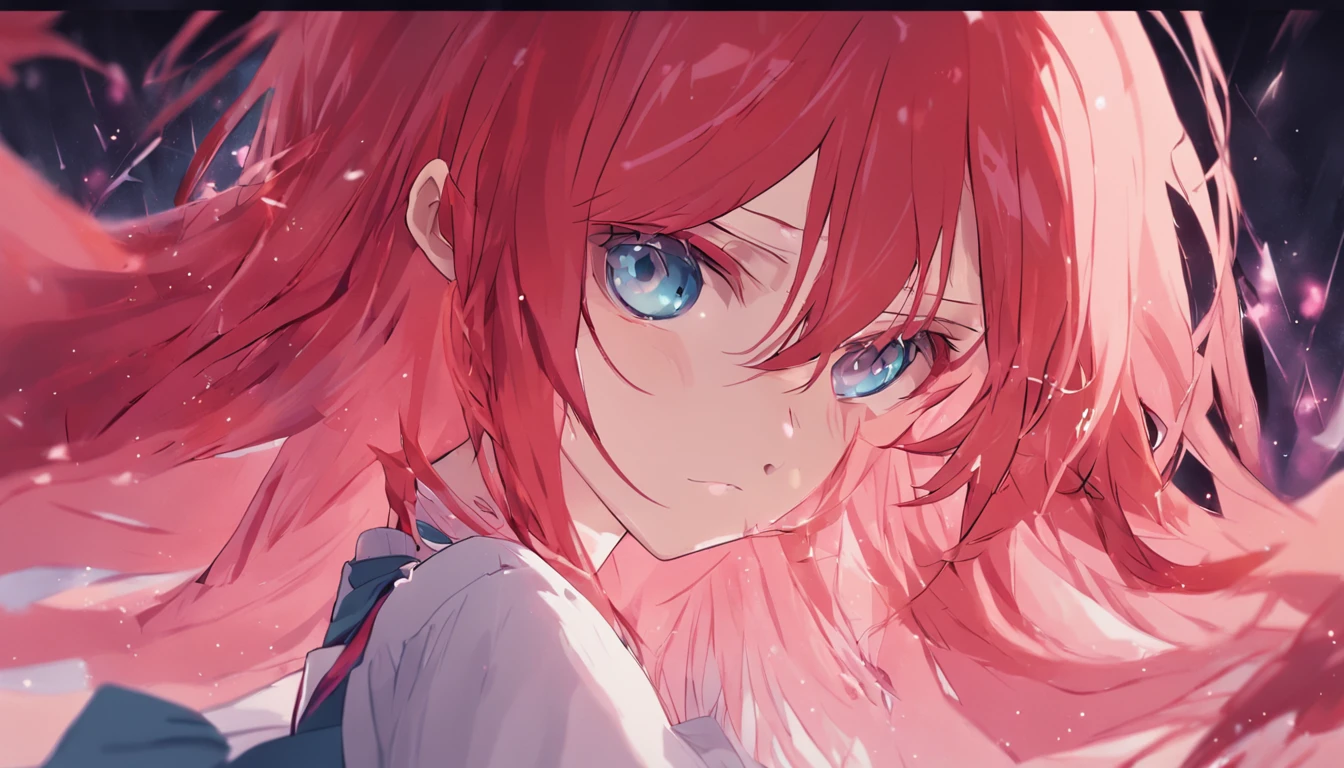anime girl with red hair and blue eyes looking at camera, Erza Scarlet como uma pessoa real, ela tem cabelos ruivos, cabelos vermelhos carmesim e olhos vermelhos, Estilo anime", com cabelos ruivos e olhos verdes, ela tem cabelos longos e redorange, com cabelos ruivos, sakura haruno, Menina do anime chamada Lucy, Rias Gremory, haruno sakura