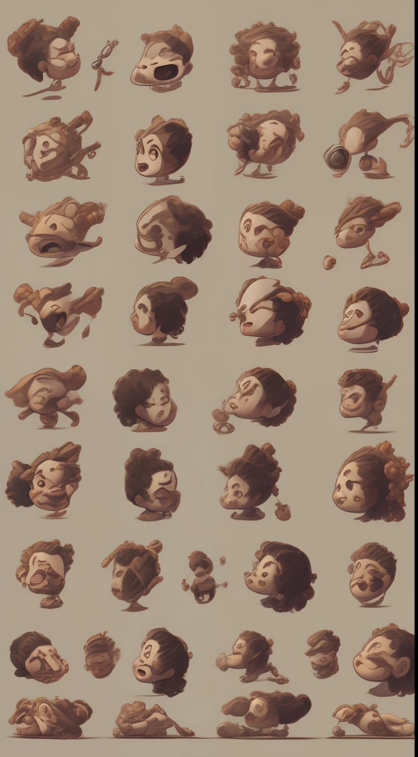 cute monster,Little Red Devil,Maverick horns,Take the chain lock,Emoji pack,9 emojis,emoji sheet of,Align arrangement,multiple postures and expressions(grieves,astonishment,having fun,exhilarated,big laughter,Touch your head,Sell moe, wait),Anthropomorphic style,Crazy style,Black strokes,Different emotions,multiple postures and expressions,8K