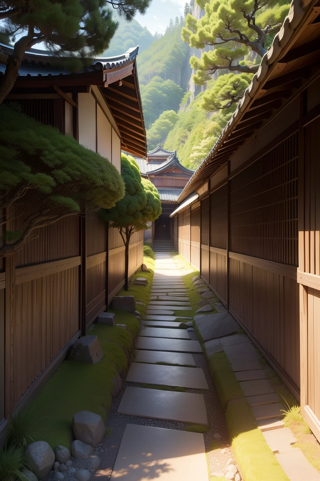 Scenery ANCIENT JAPAN Ia (obra-prima) (8k high resolution) (melhor qualidade) (Ultra Definition) (Ultra realista)(Foto RAW) (Foto realista) (bright illumination)