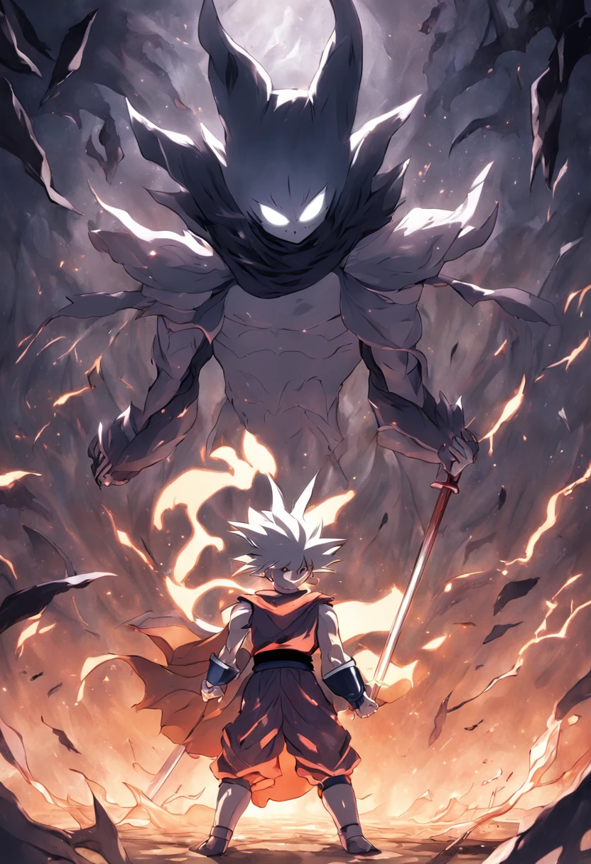 GOKU VS HOLLOW KNIGHT A BATALHA