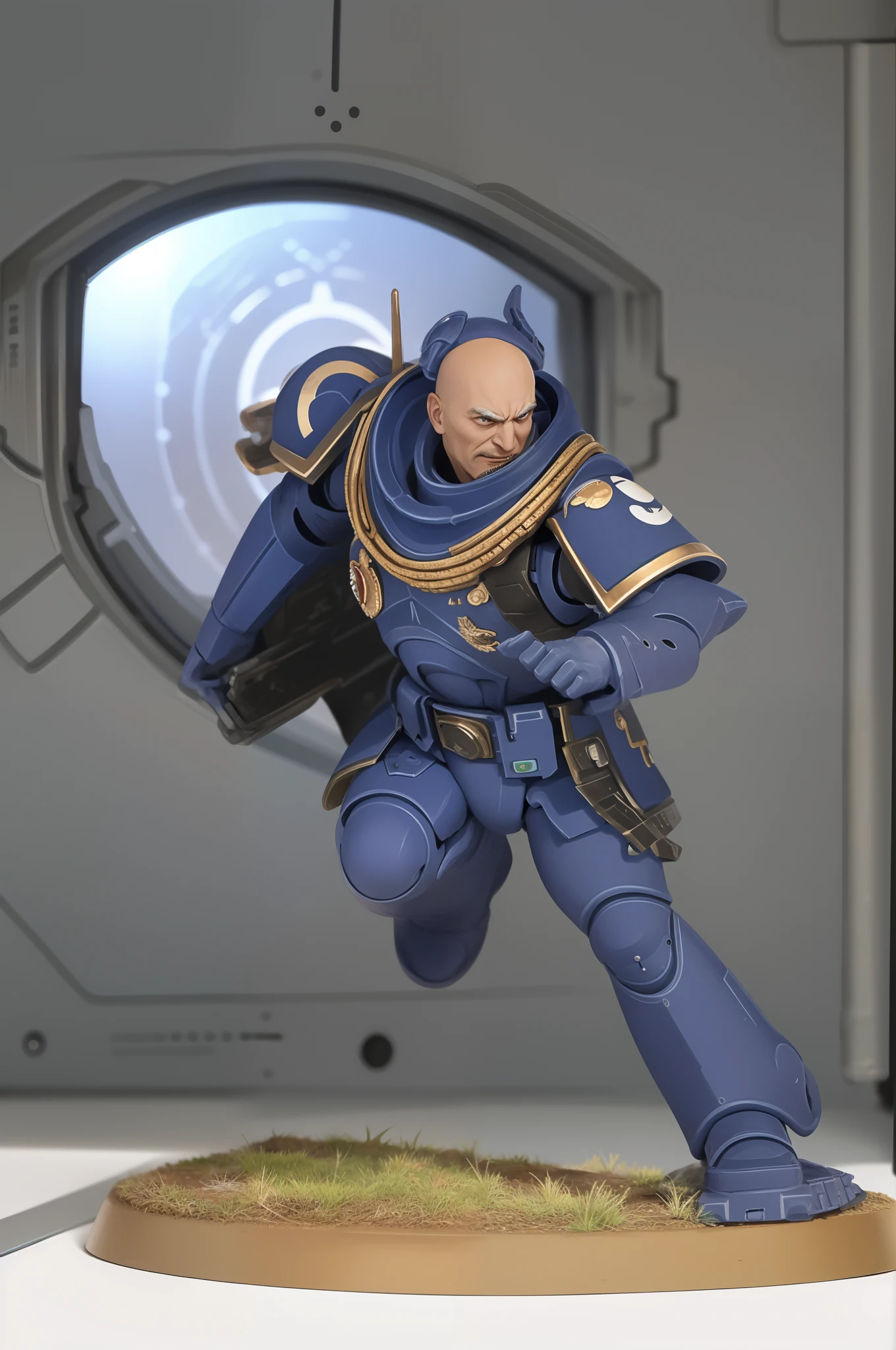 （8K，RAW photos，best qualtiy，tmasterpiece：1.2），（realisticlying，Photorealistic and realistic：1.37），Hyper-detailing，超高分辨率，Star Warrior，Stand on the bridge of a space battleship，The background of the window is the sea of stars