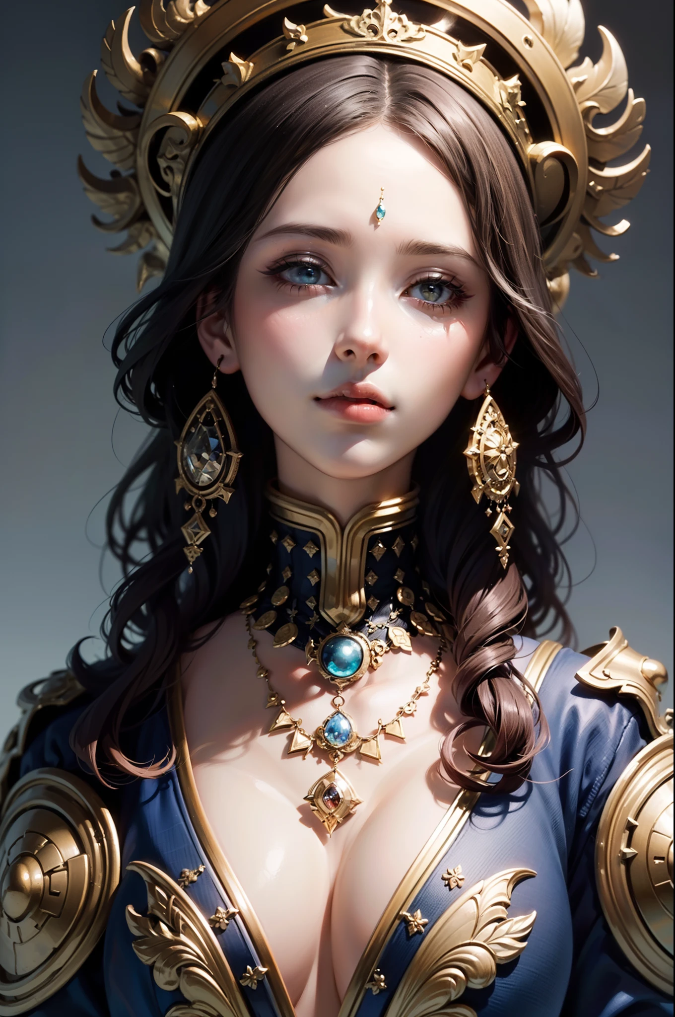 (masterpiece, top quality, best quality, official art, beautiful and aesthetic:1.2), (1 fantasy girl), extremly detailed,(fractal art:1.3),colorful,highest detail.