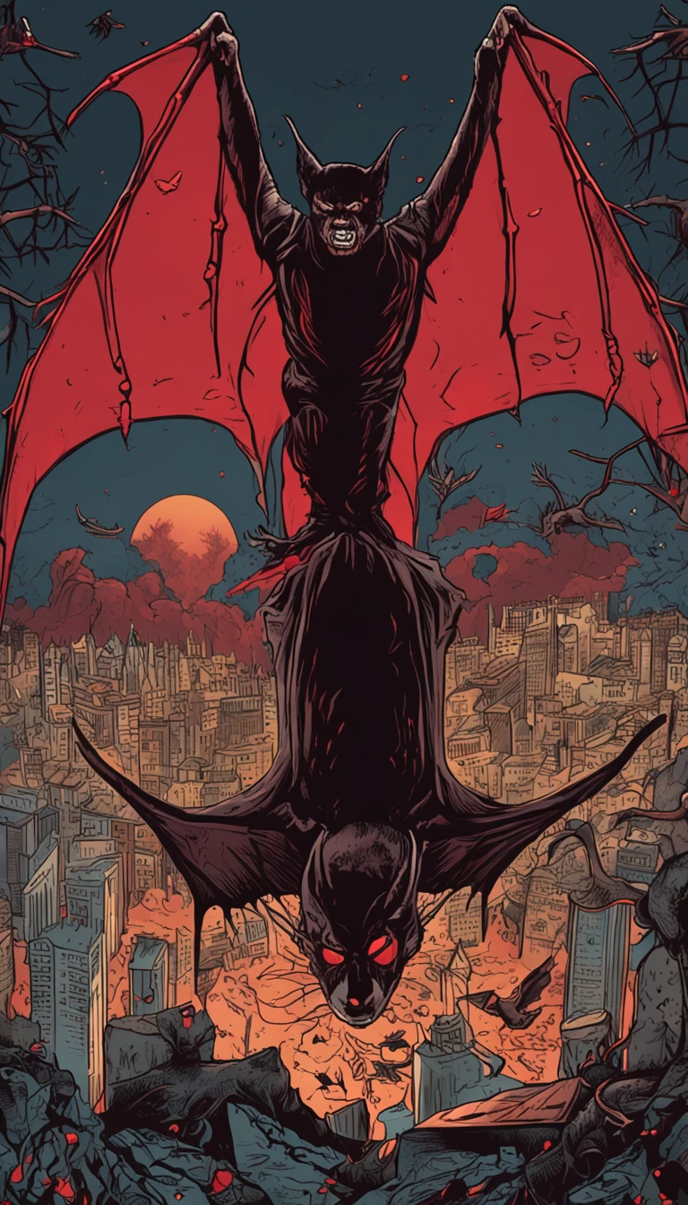 professional 3d model breathtaking anime artwork zombie gargoyle , horrible terror, gore, blood, in jungle by dnmumfrd <lora:dan_mumfordv04:1> cornell box . anime style, key visual, vibrant, studio anime, highly detailed . award-winning, professional, highly detailed . octane render, highly detailed, volumetric, dramatic lighting