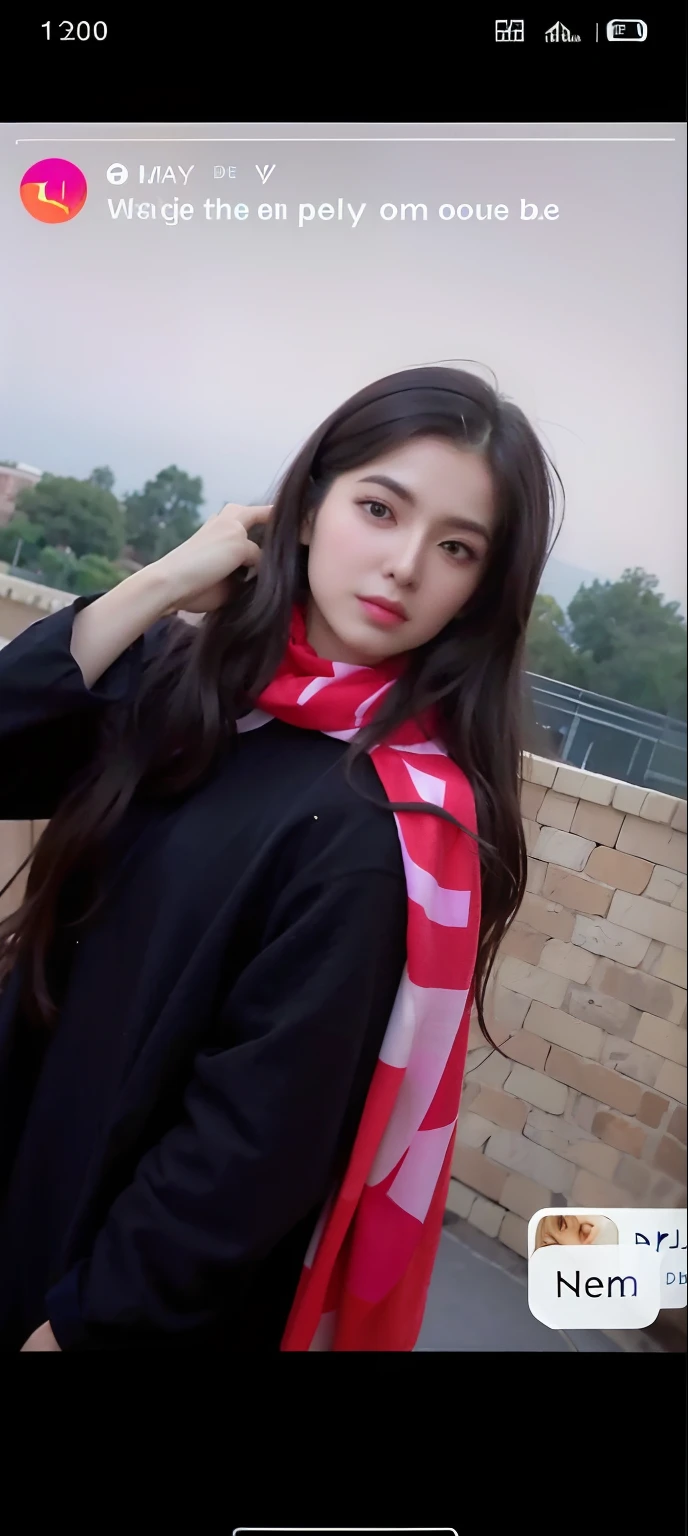 a close up of a woman with long hair wearing a scarf, very very low quality picture, profile pic, pale-skinned persian girl, with long hair, kyza saleem, very very low quality, very low quality, with long dark hair, very extremely beautiful, high quality upload, low quality photograph, maya ali sorceress, with long hair and piercing eyes