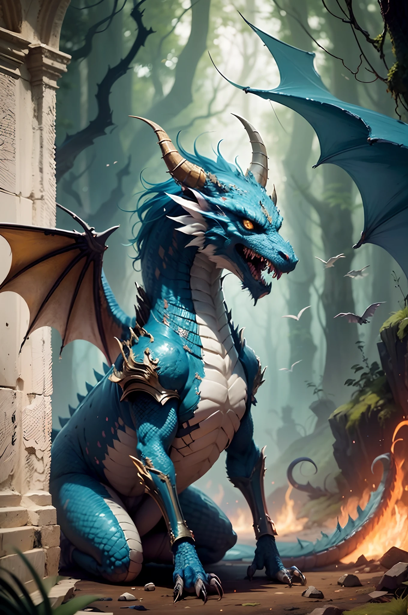 Greg Rutkowski(Greg Rutkowski), best quality, masterpiece, very aesthetic, perfect composition, intricate details, dragon