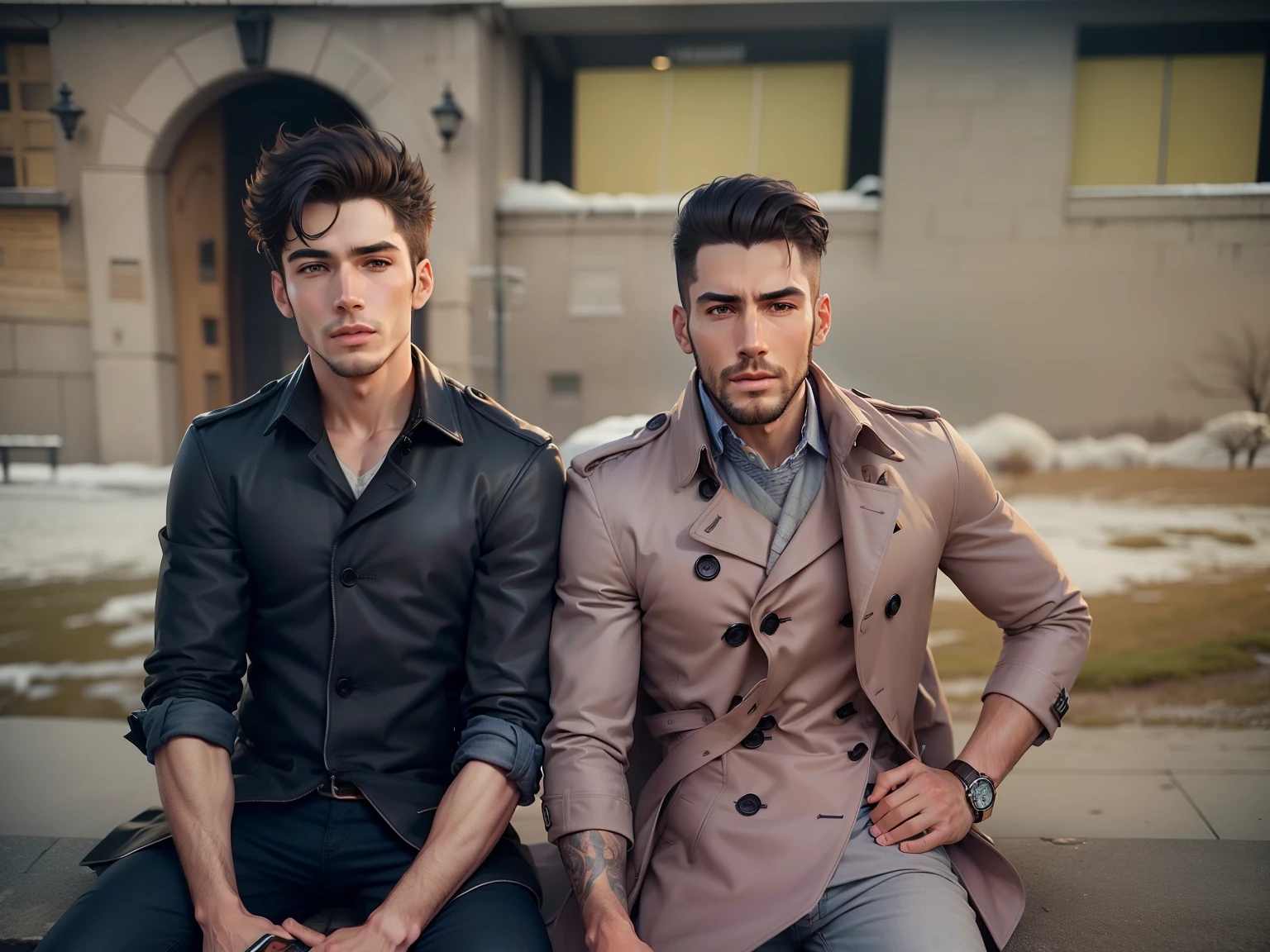Gentlemen's body,weather to winter , trench coat men, jeans ,jackets
