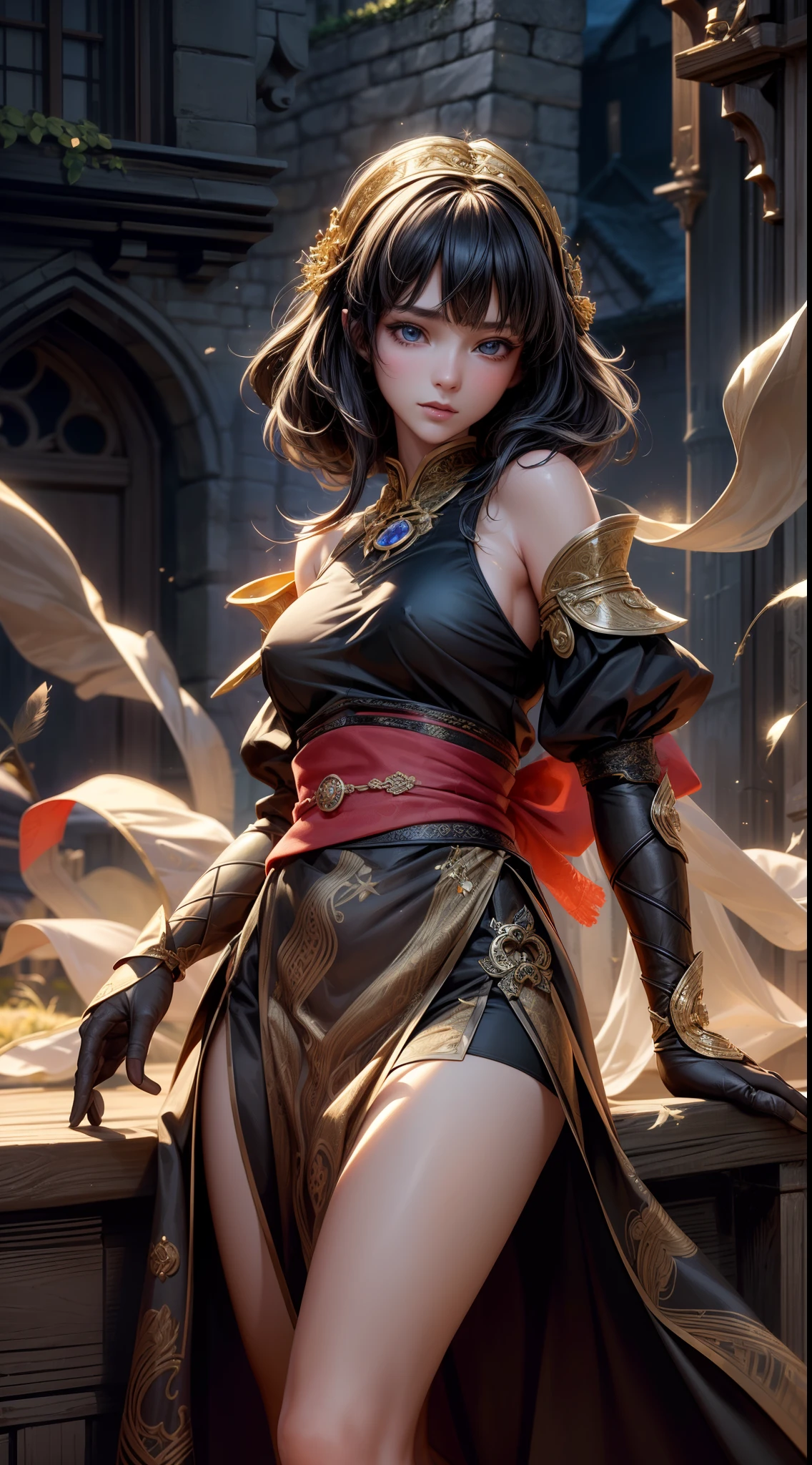 Full body gypsy manga character